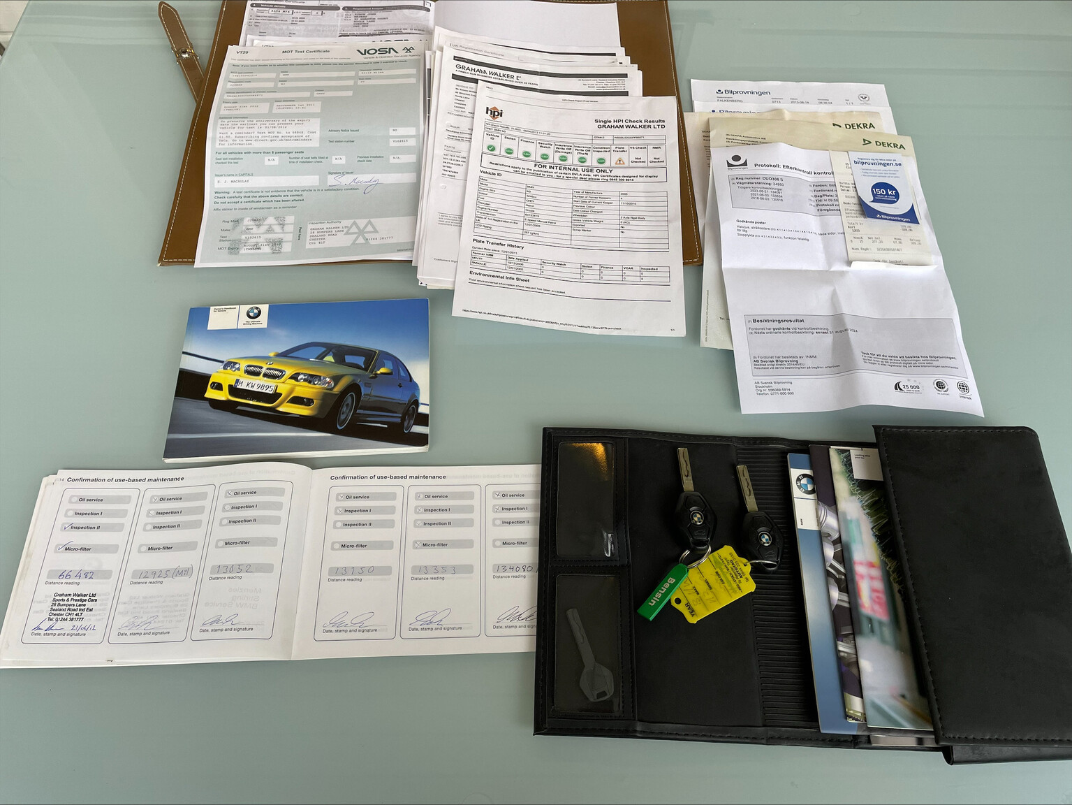 Dokumentation för 2005 BMW M3 E46 manuell