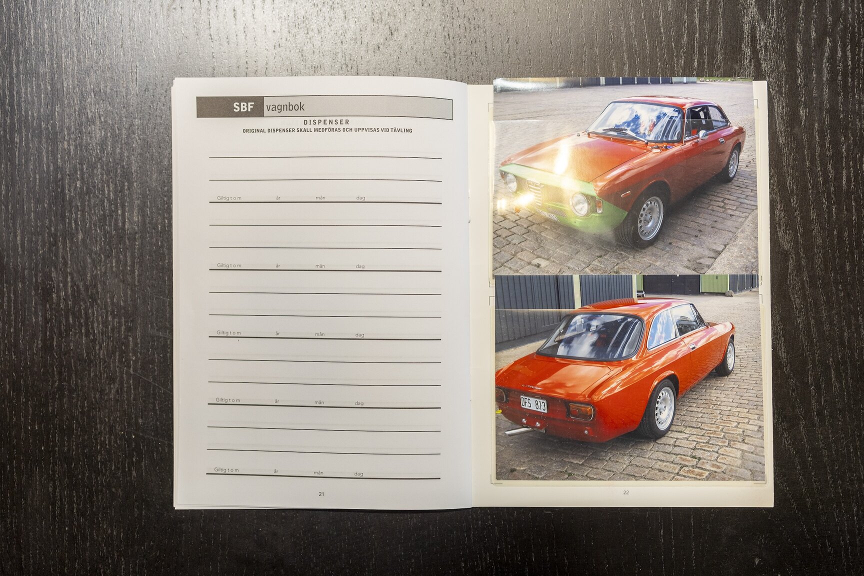 Dokumentation för 1968 Alfa Romeo GT 1300 Junior