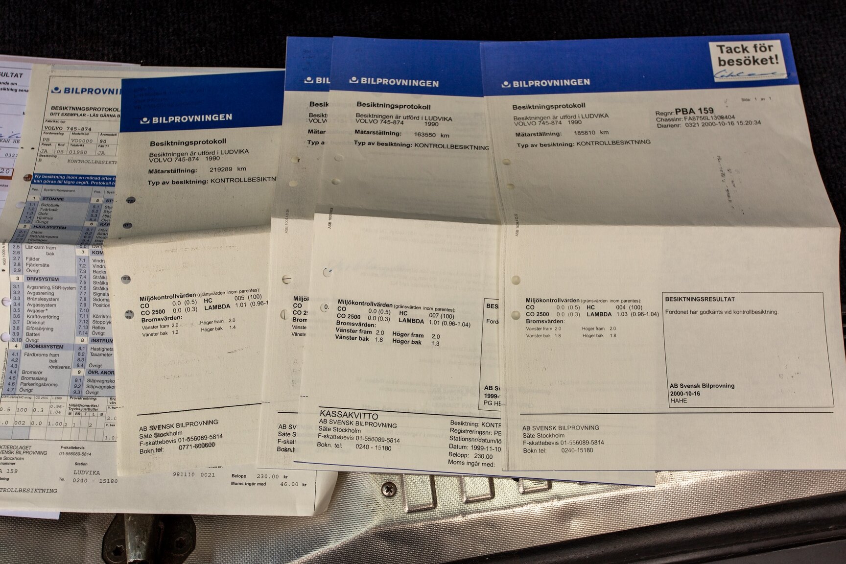 Documentation for 1990 Volvo 745 Turbo (33)