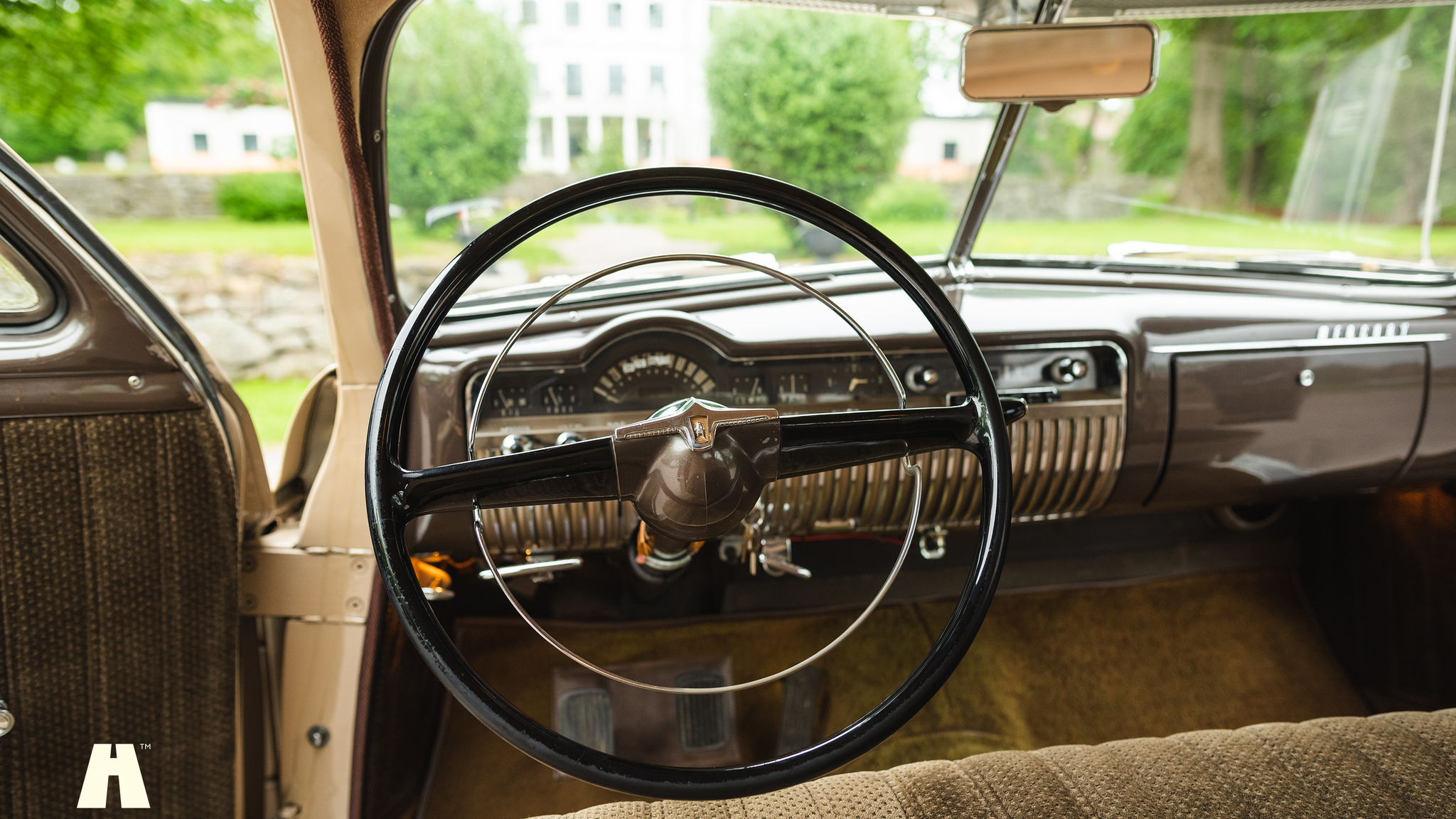 Interior image of 1950 Mercury Eight Sport Sedan