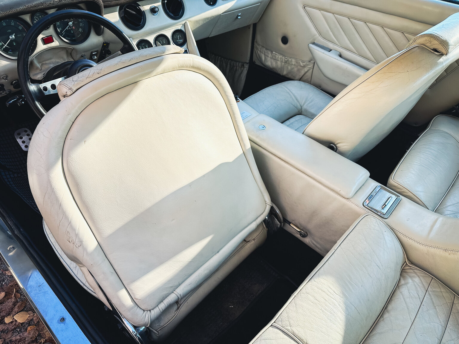 Interiörbild 1973 Maserati Indy