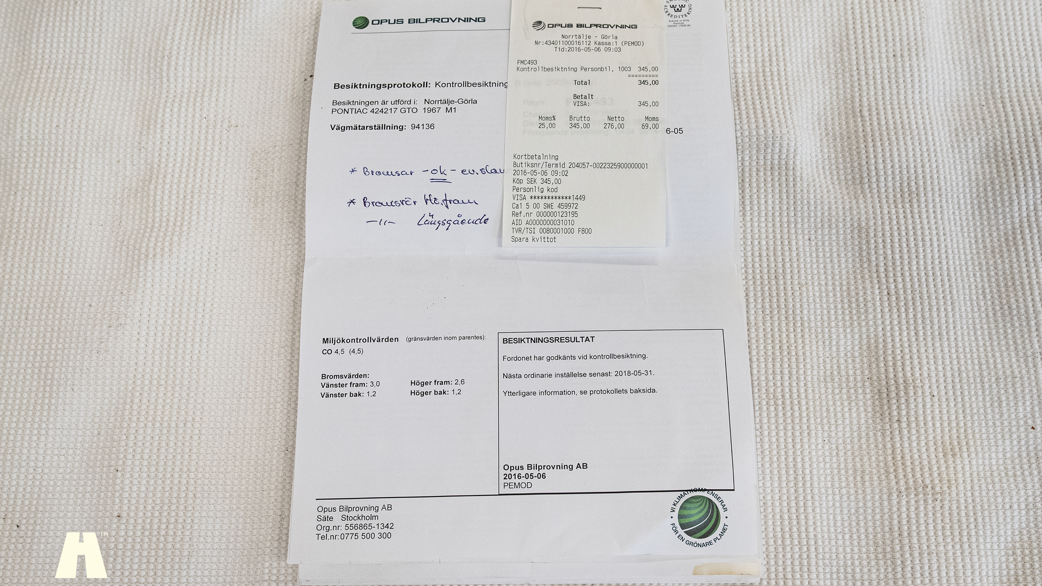 Documentation for 1967 Pontiac GTO Hardtop (3)