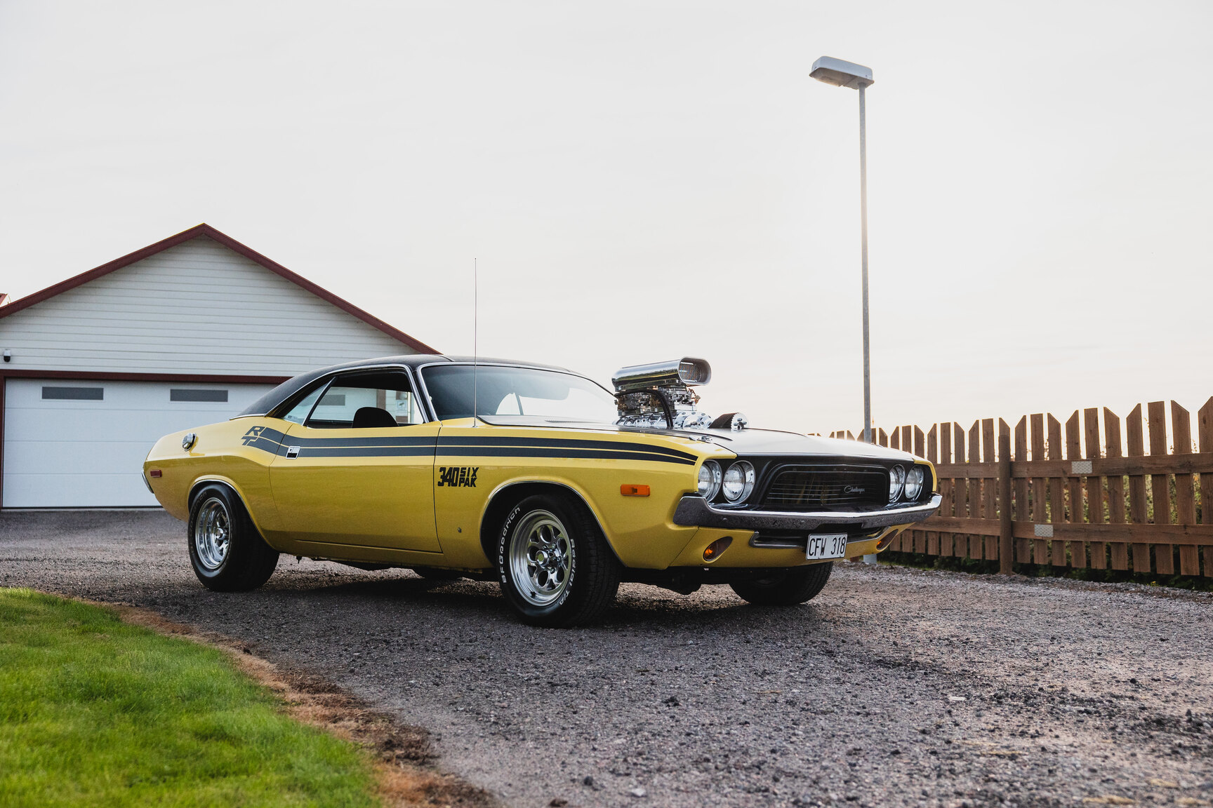 Exteriörbild på 1972 Dodge Challenger