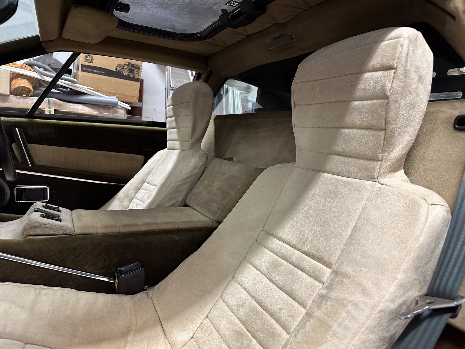 Innenraumfoto von 1977 Lotus Esprit S1