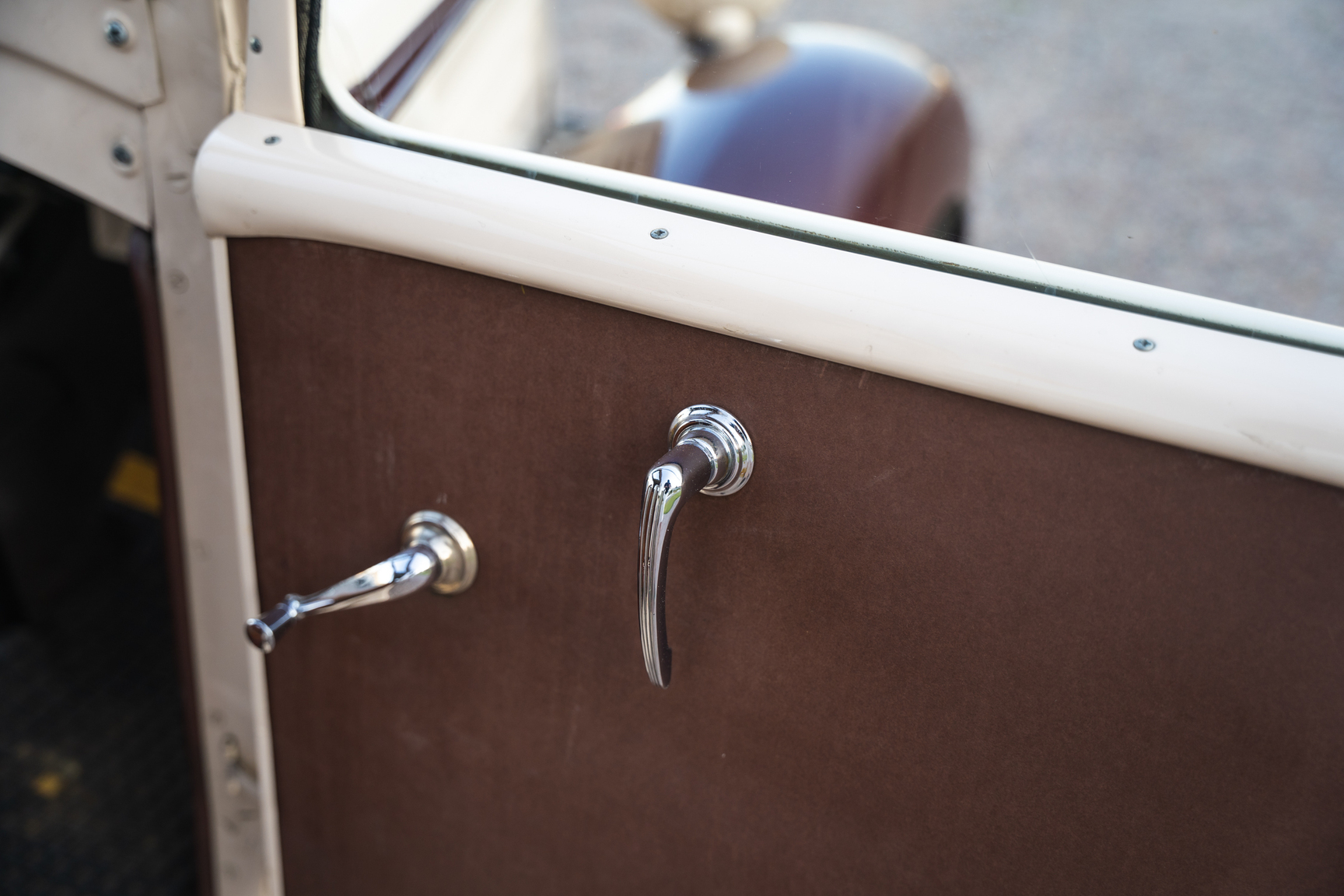 Interiörbild 1938 American Bantam Model 30 Coupé