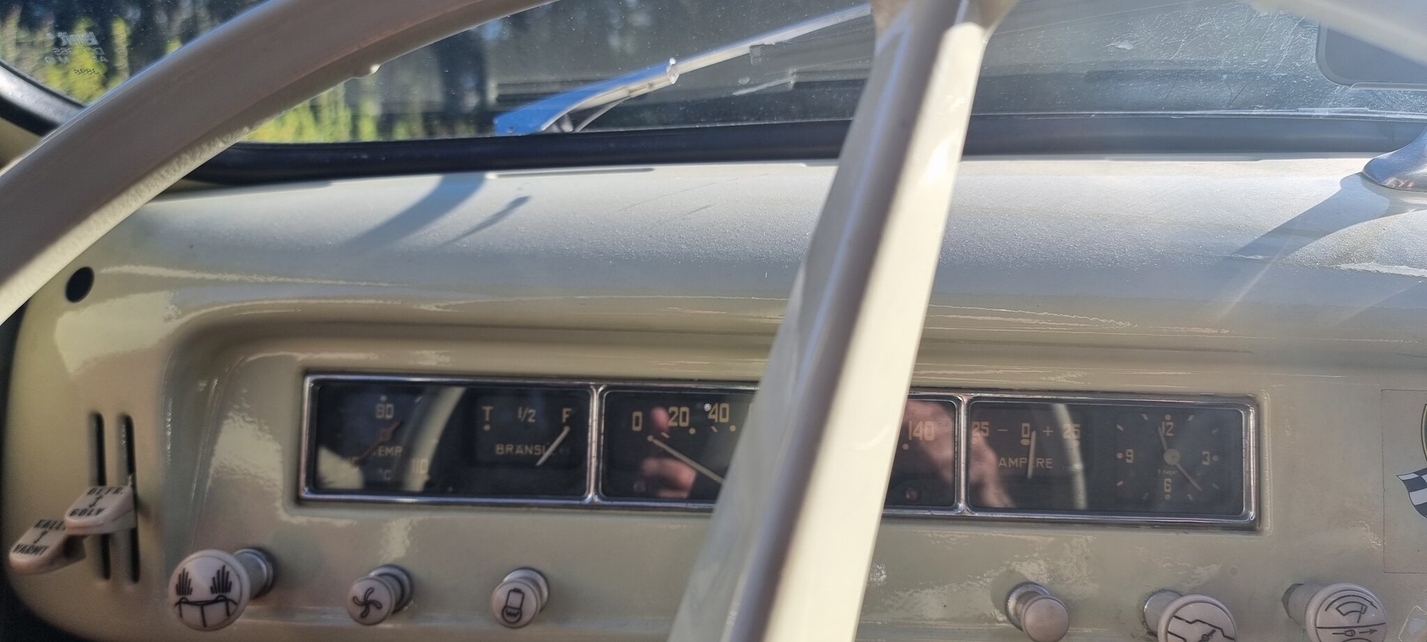 Innenraumfoto von 1959 SAAB 93B Deluxe