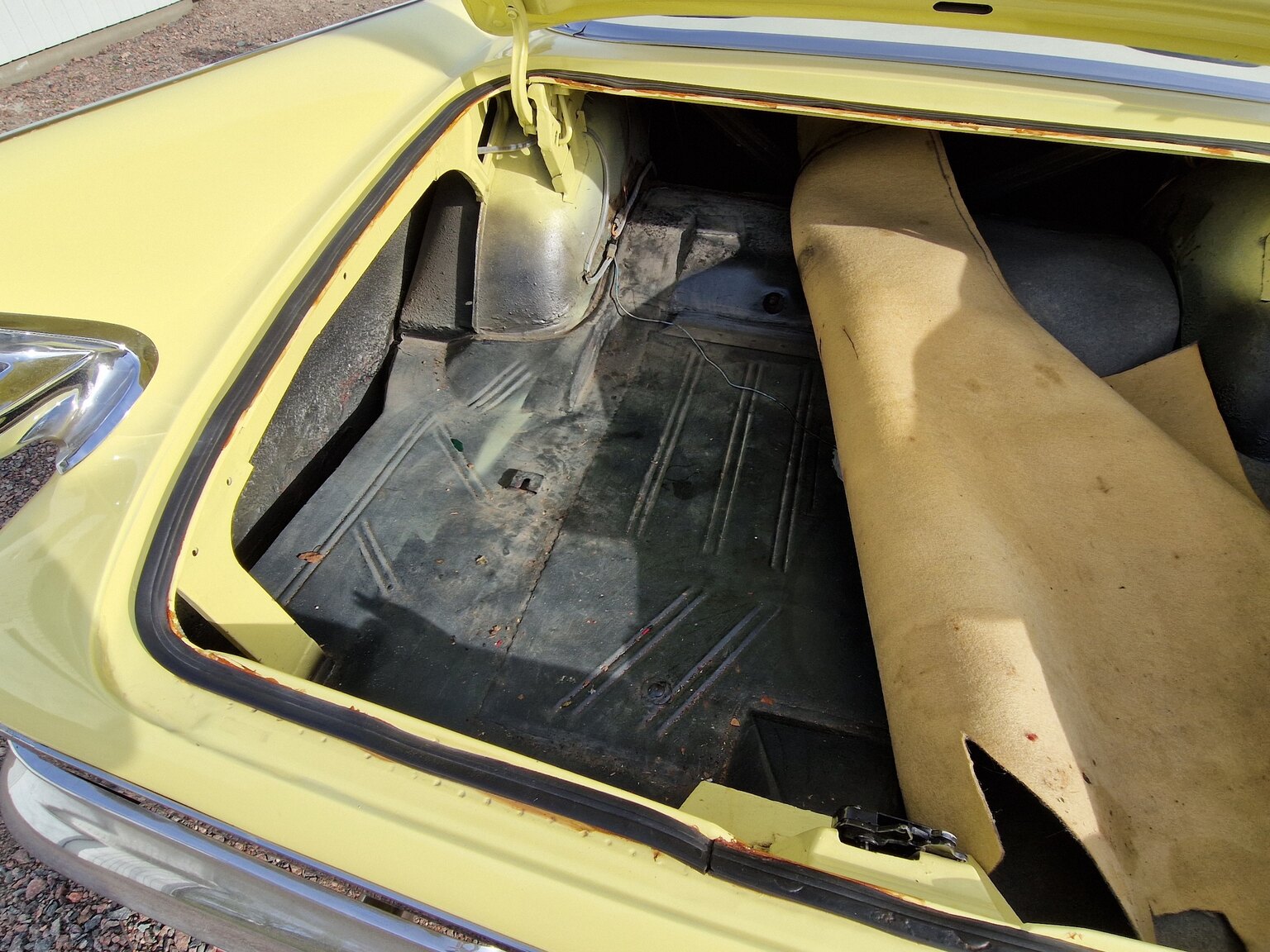 Interiörbild 1961 Chrysler Windsor Coupé