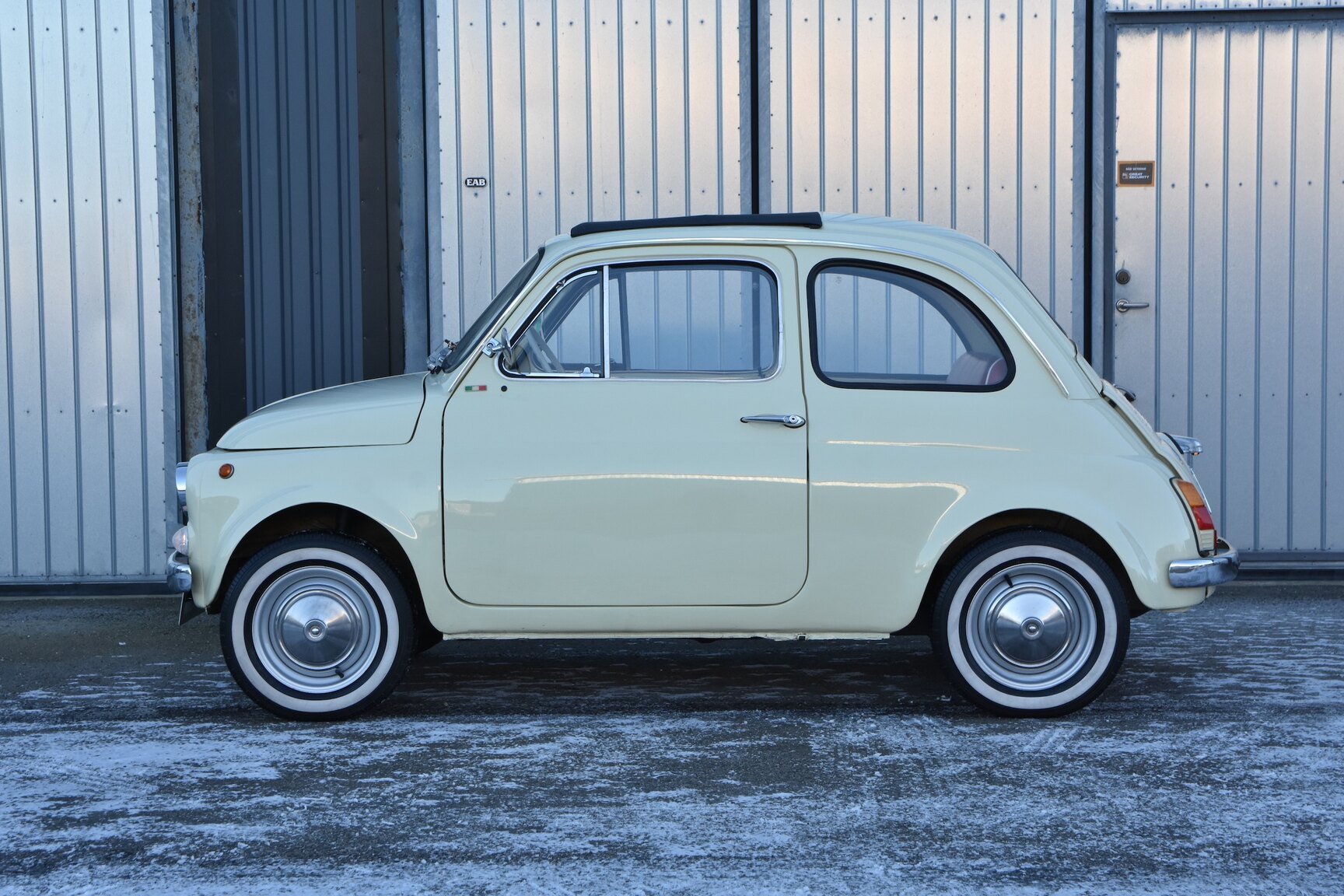 Exteriörbild på 1968 Fiat 500