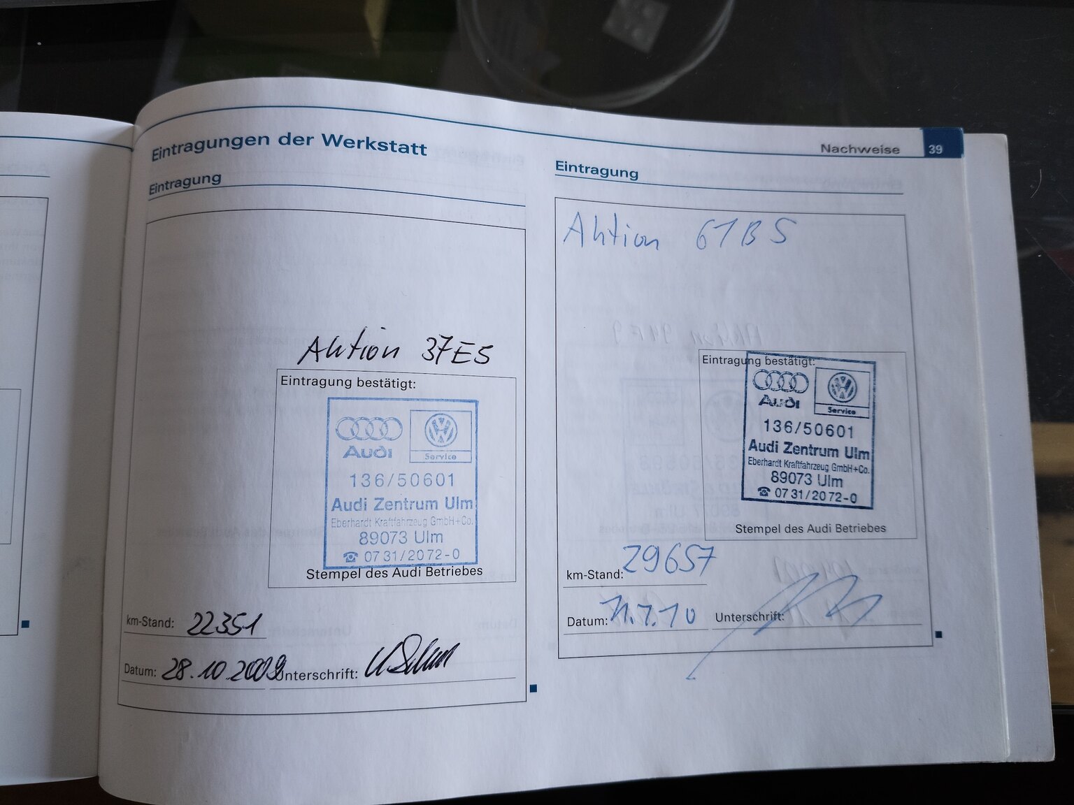 Documentation for 2009 Audi TTS Roadster