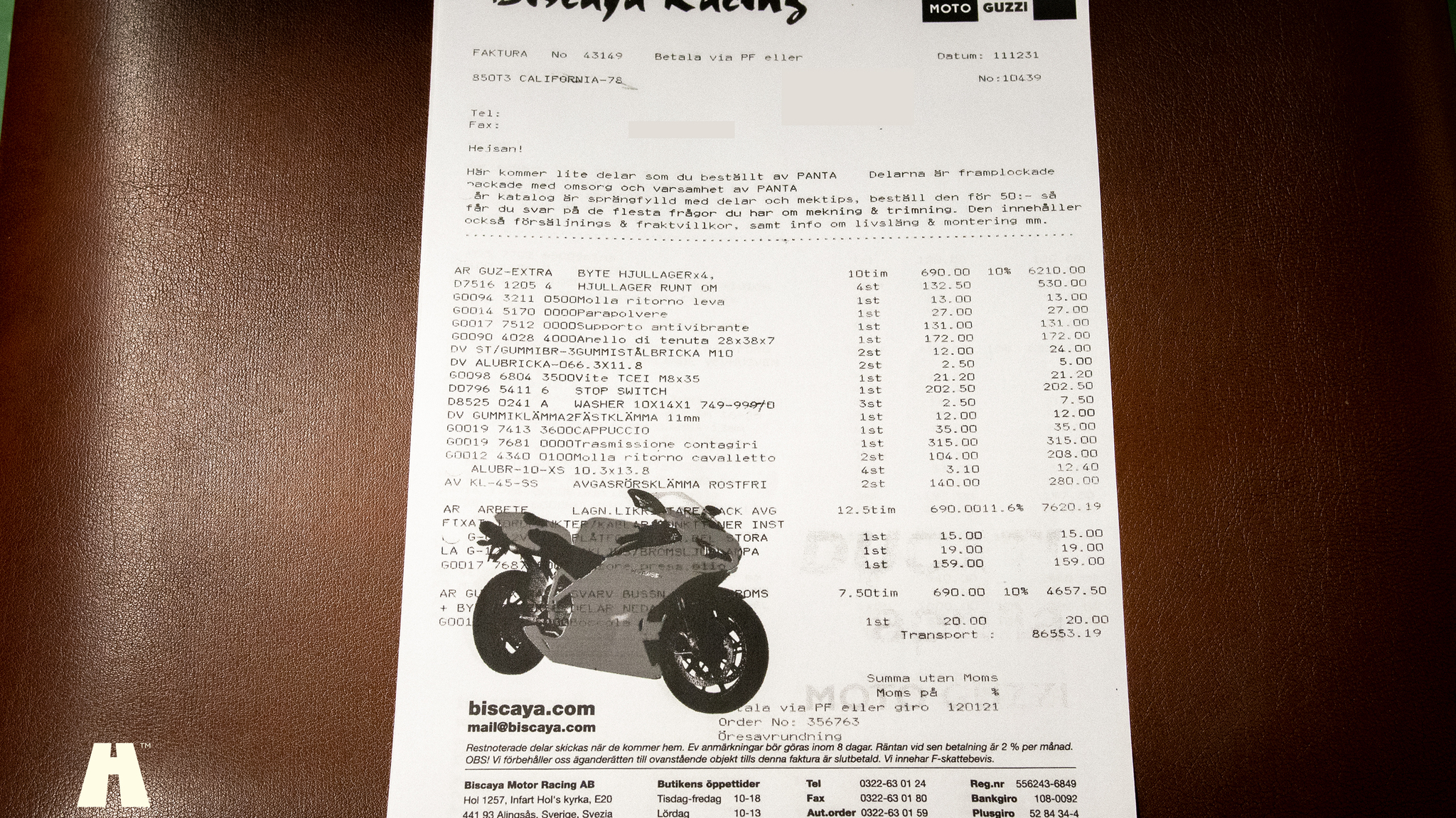 Dokumentation, 1978 Moto Guzzi 850 T3 California (7)