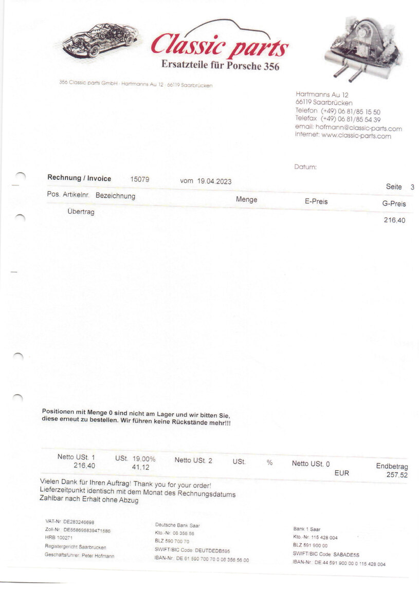 Dokumentation för 1964 Porsche 356 C (22)