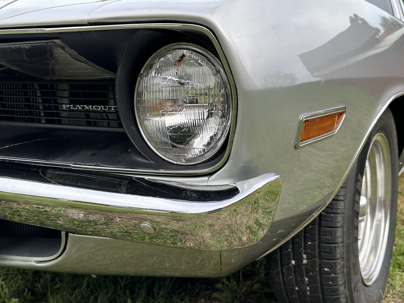 Exteriörbild på 1970 Plymouth Cuda 383