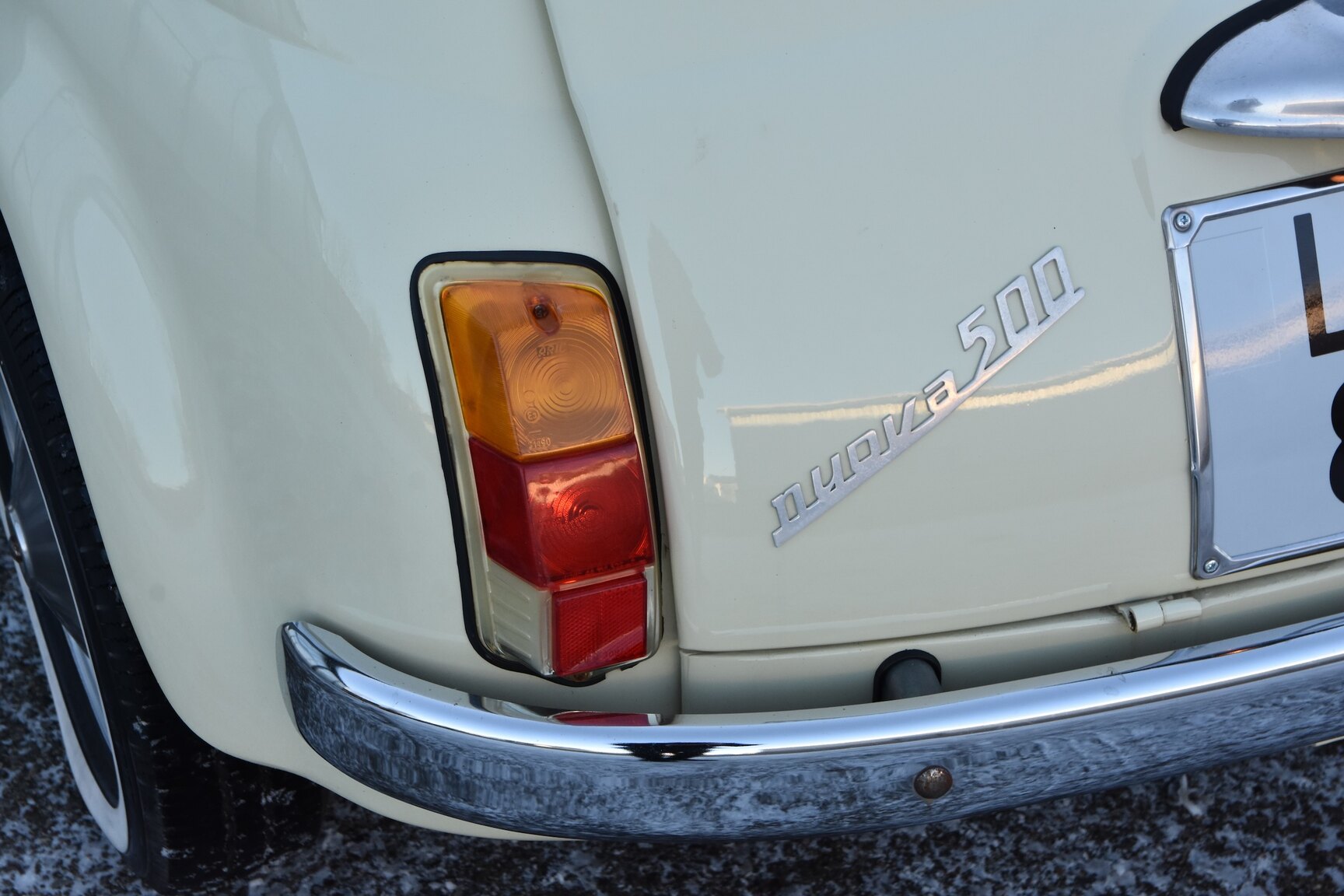 Exteriörbild på 1968 Fiat 500
