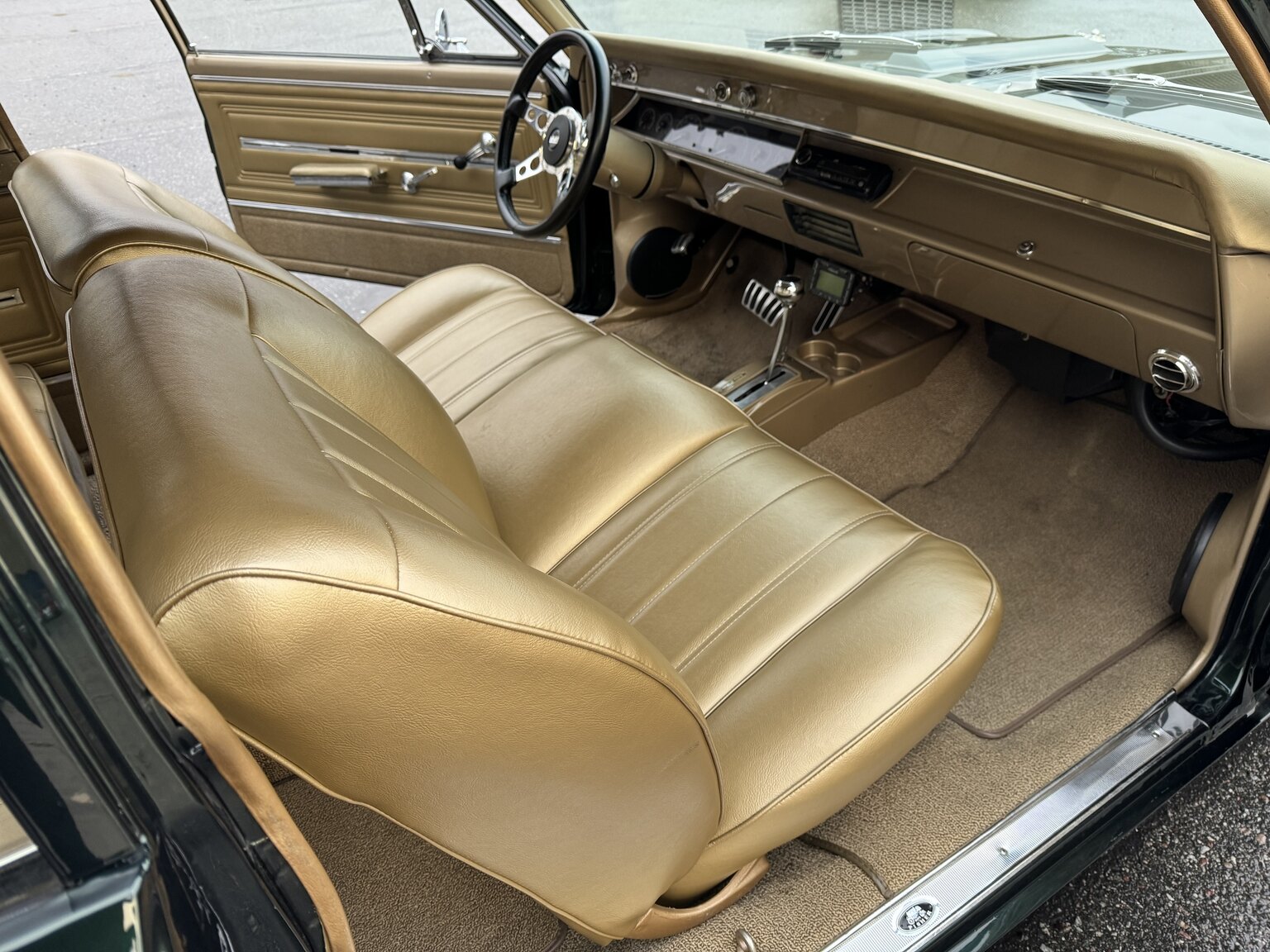 Interiörbild 1966 Chevrolet Chevelle Pro-touring