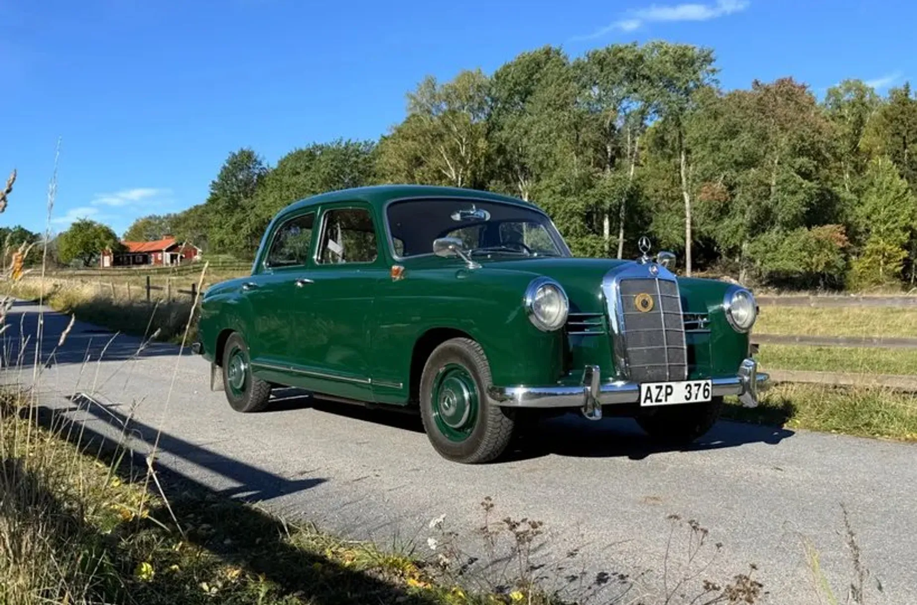 1955 Mercedes-Benz 180 väldigt fin och mycket dokument