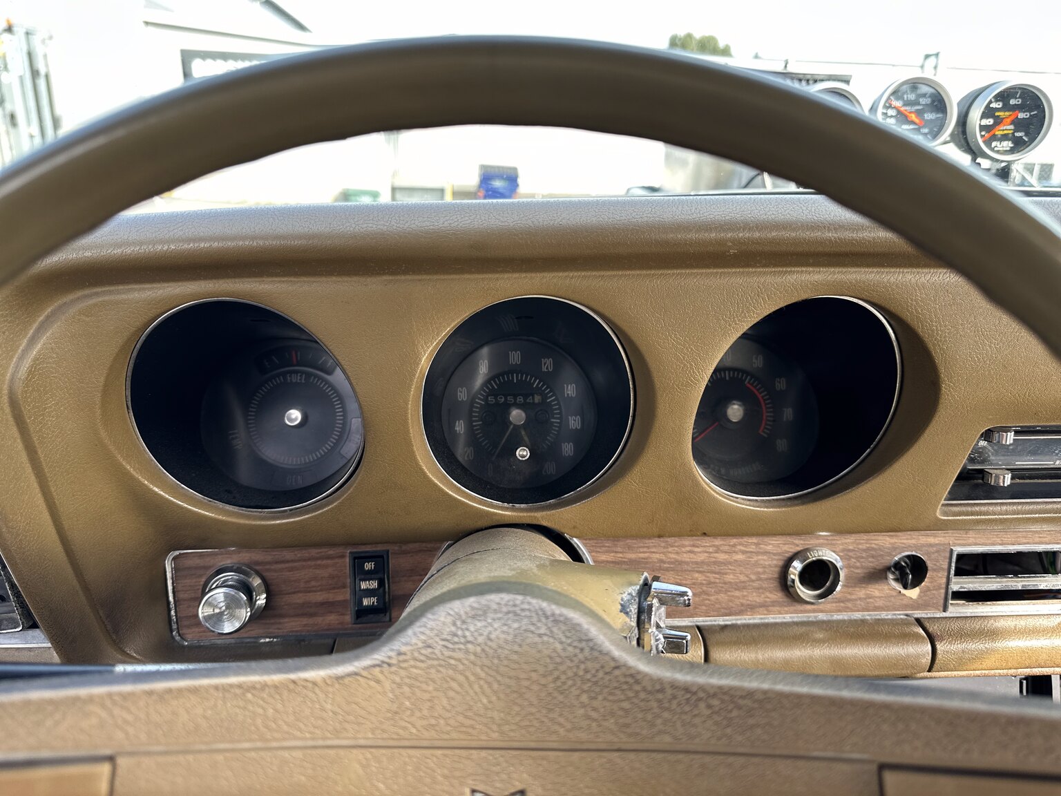 Interiörbild 1969 Pontiac GTO 406cid 