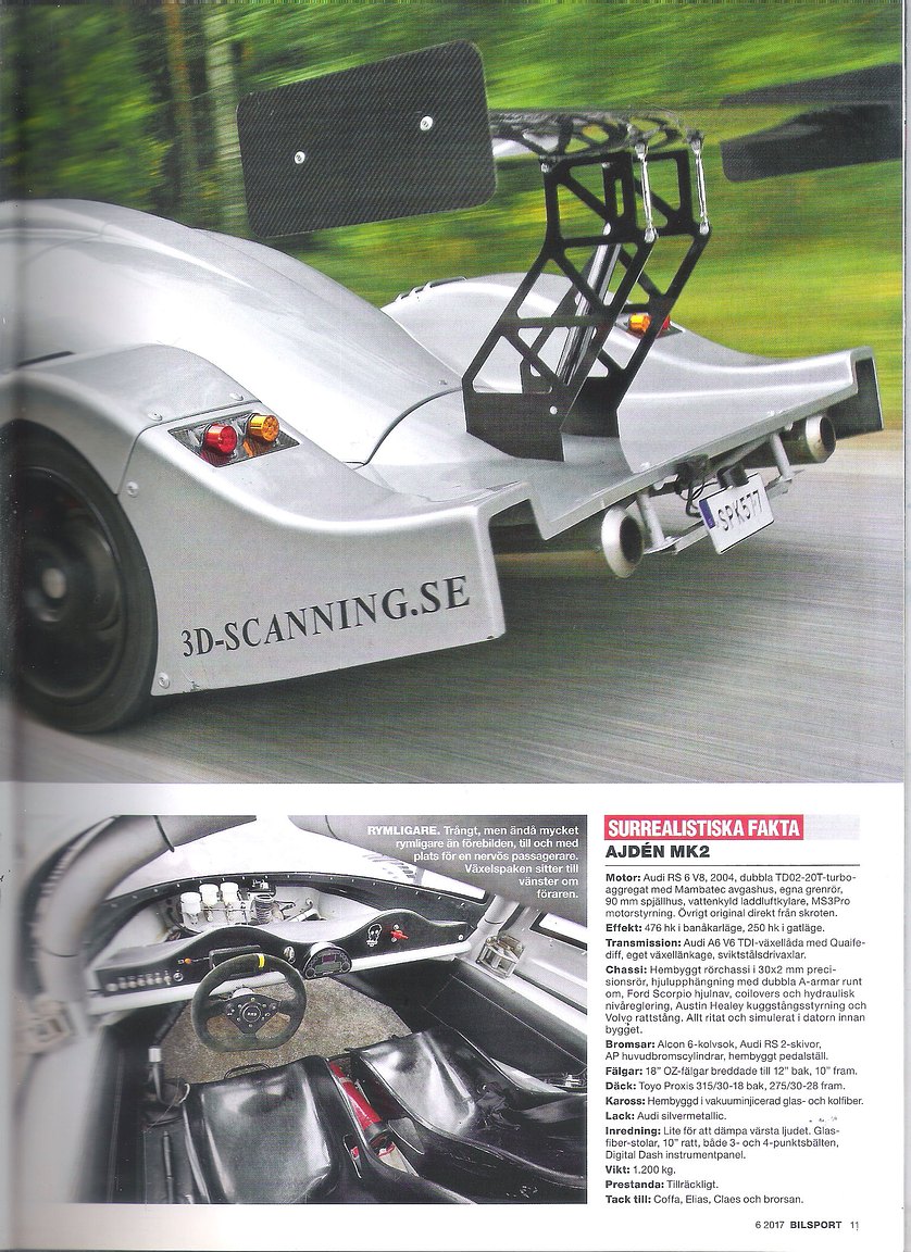 Dokumentation, 2016 Bentley EXP Speed 8 (Replica)