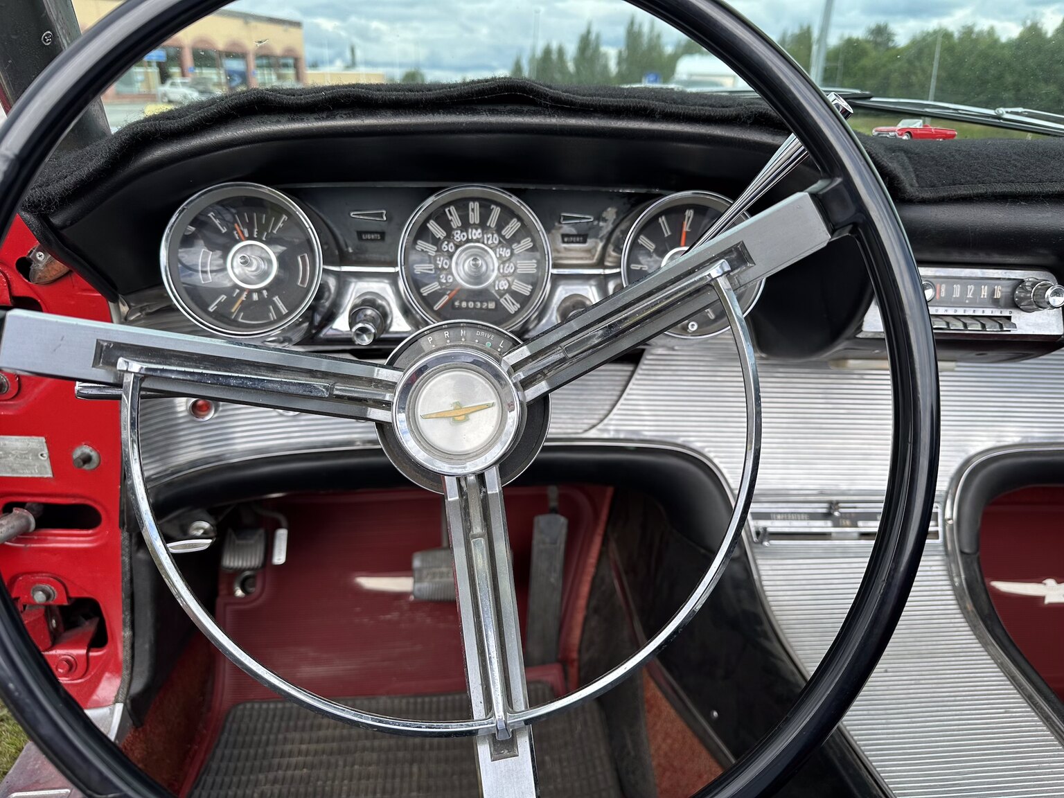 Interiörbild 1962 Ford Thunderbird Convertible
