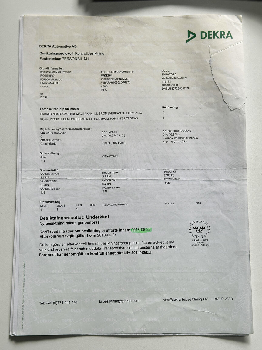 Documentation for 2005 BMW X5 4.8iS E53 LCI