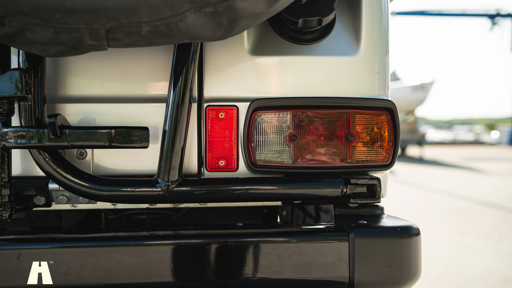 Exteriörbild på 1985 Mercedes 230GE Cabrio