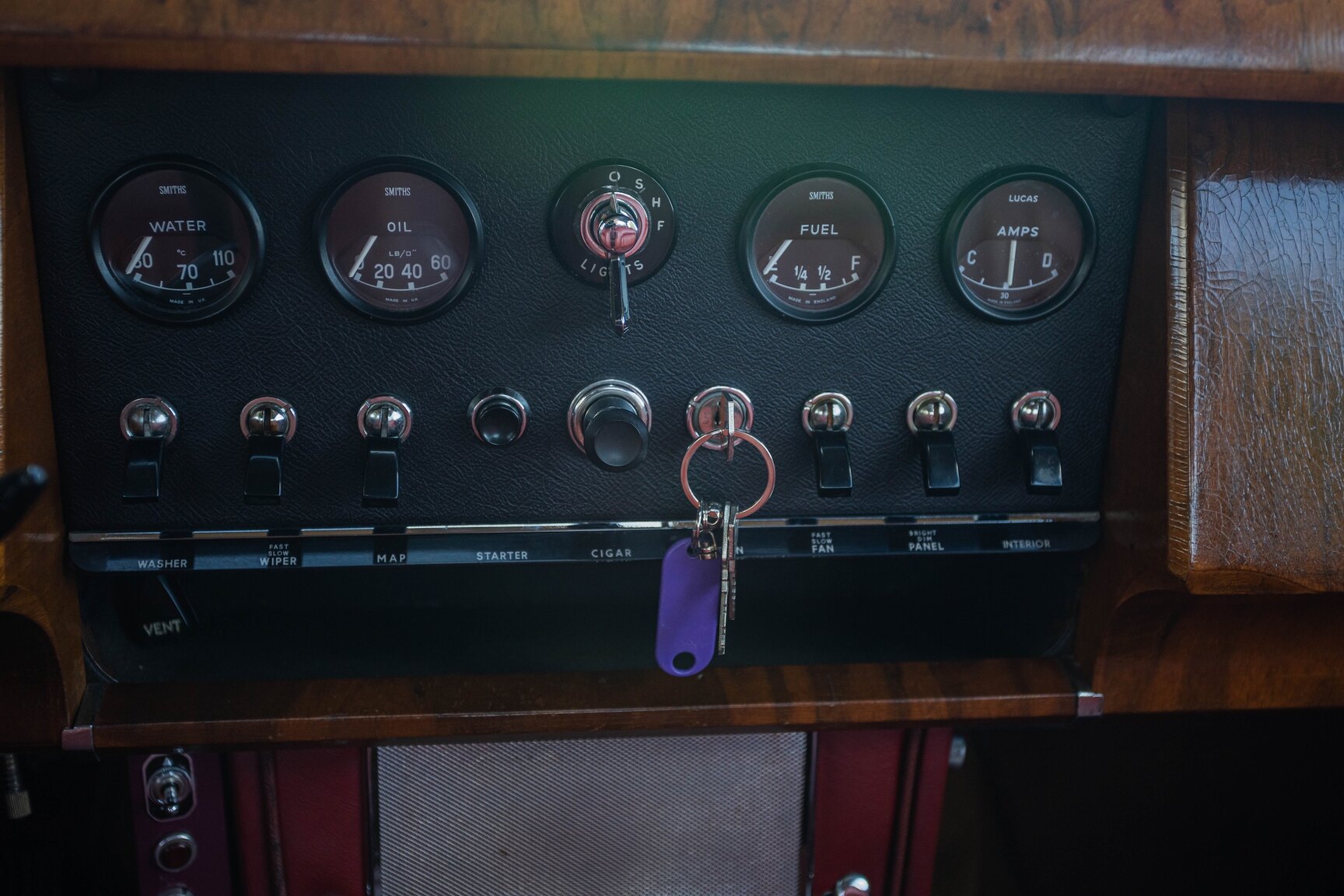 Interior image of 1968 Jaguar 340 XK Mark II