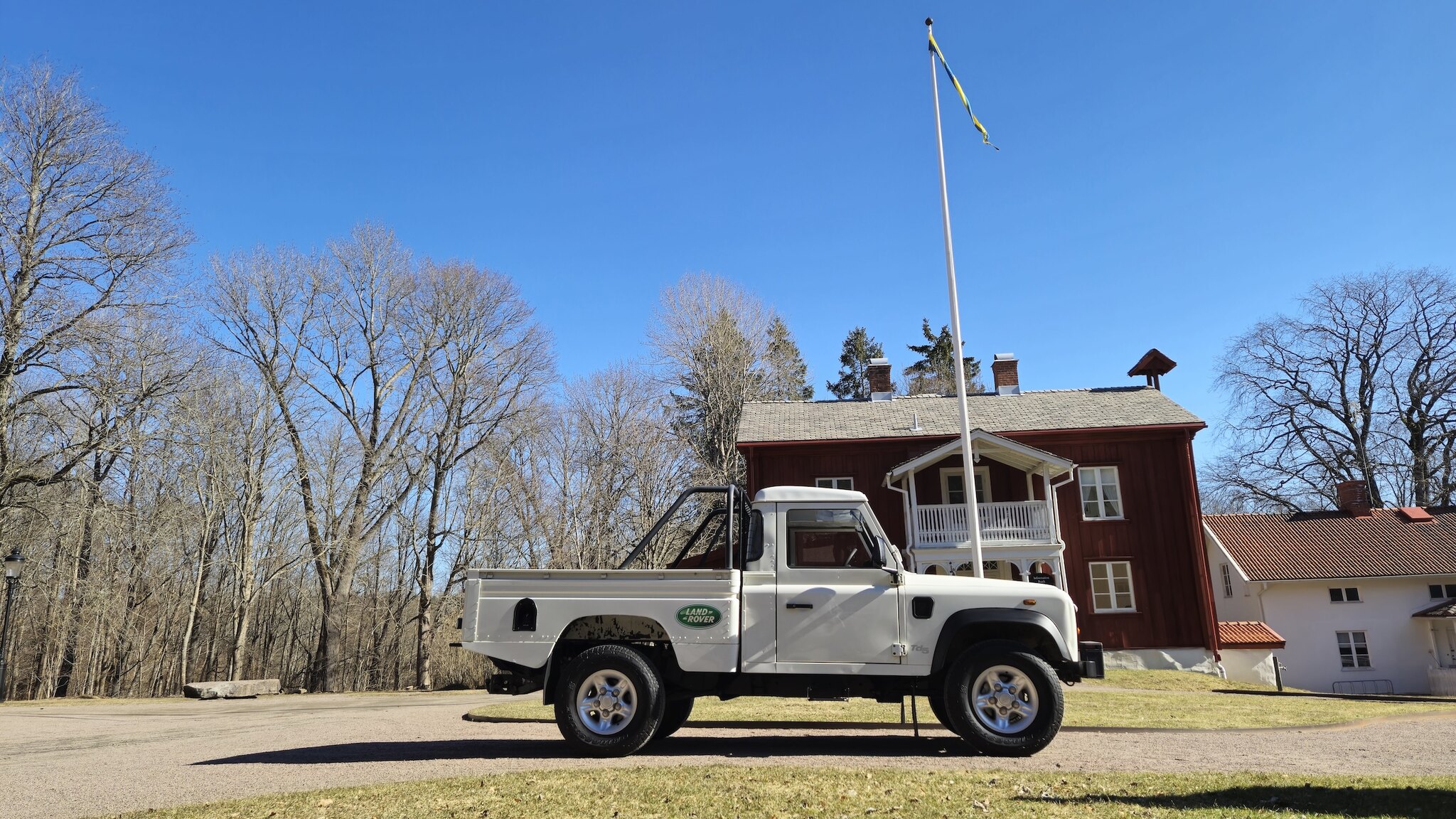 Exteriörbild på 1999 Land Rover Defender Single Cab Pickup