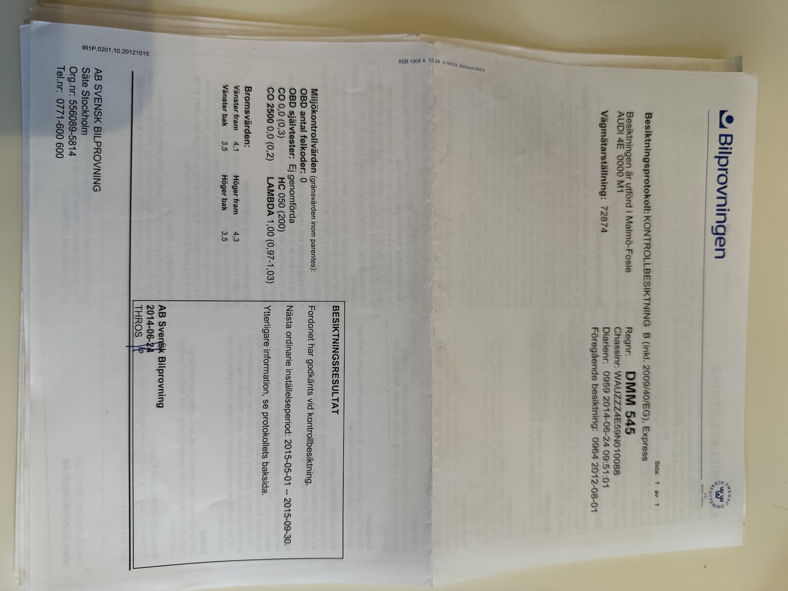 Dokumentation för 2009 Audi S8 5.2 V10 FSI Quattro