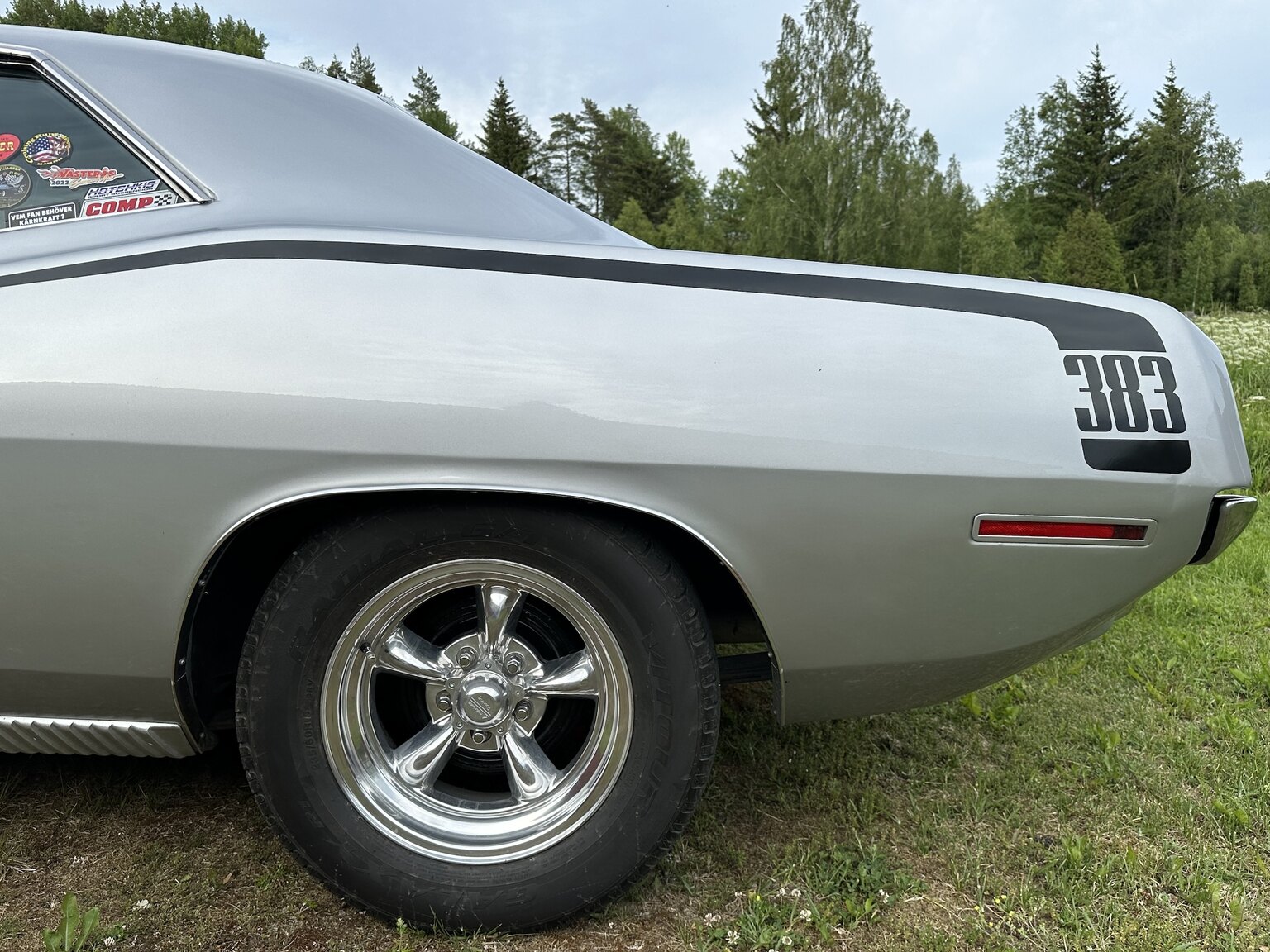 Exteriörbild på 1970 Plymouth Cuda 383