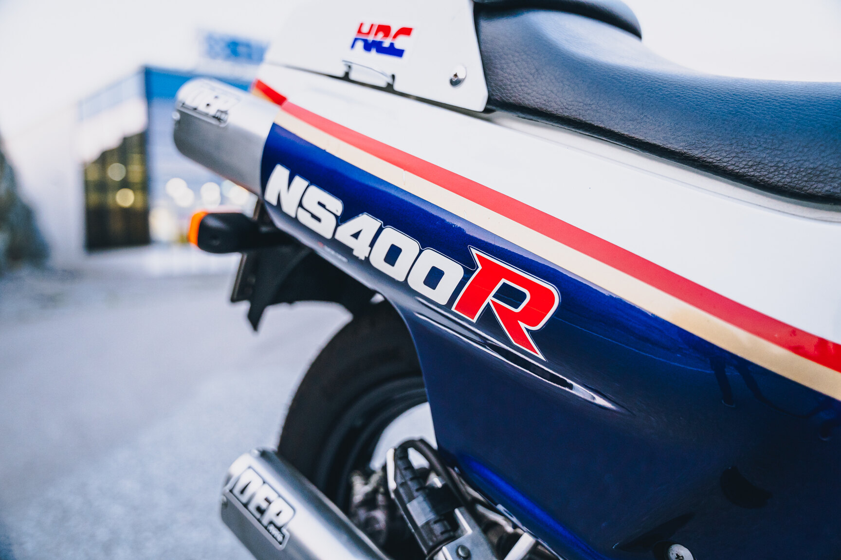 Aussenfoto 1986 Honda NS400R Rothmans Replica