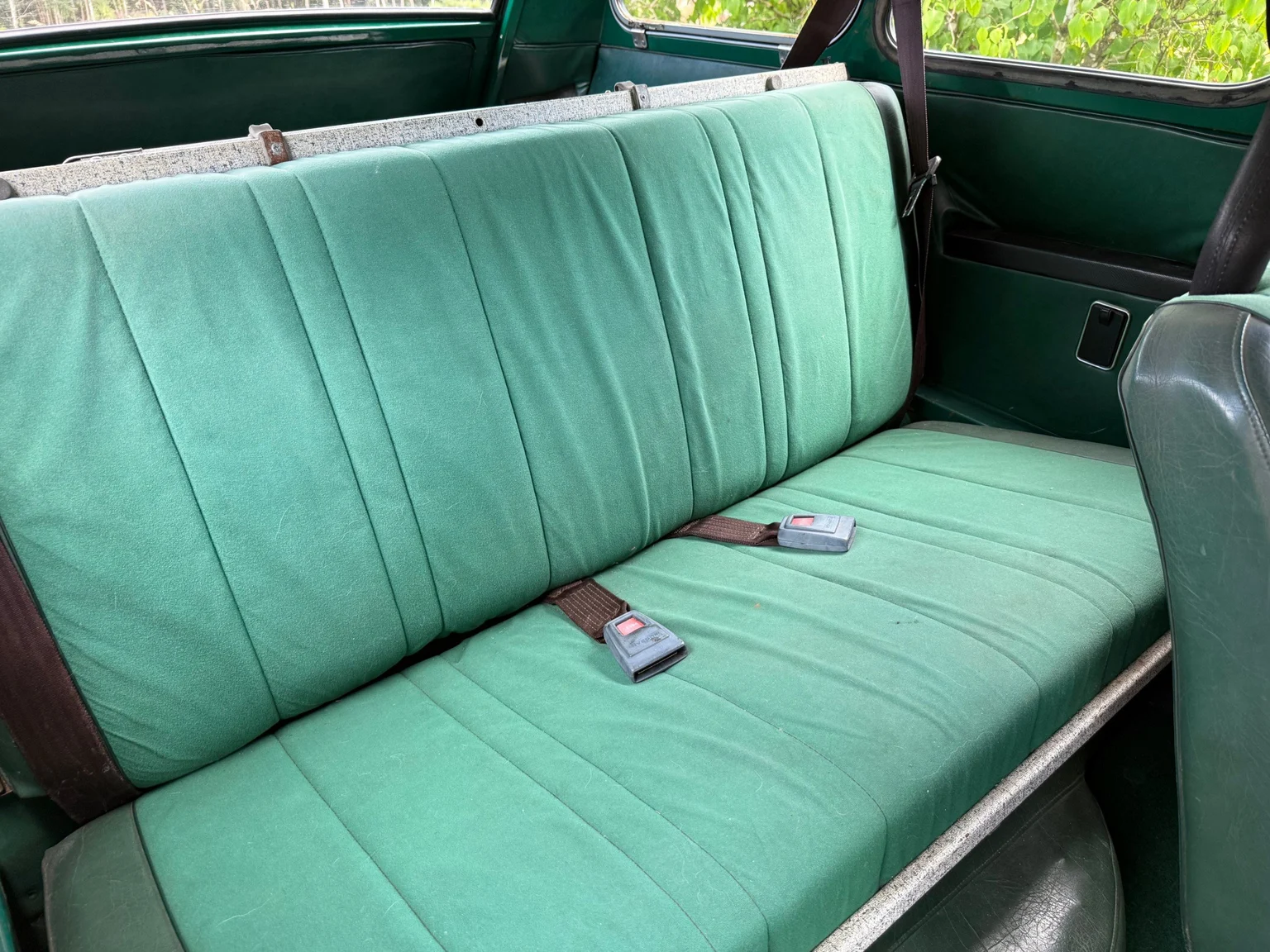 Innenraumfoto von 1975 Saab 95 V4 kombi - 7-sits (47)
