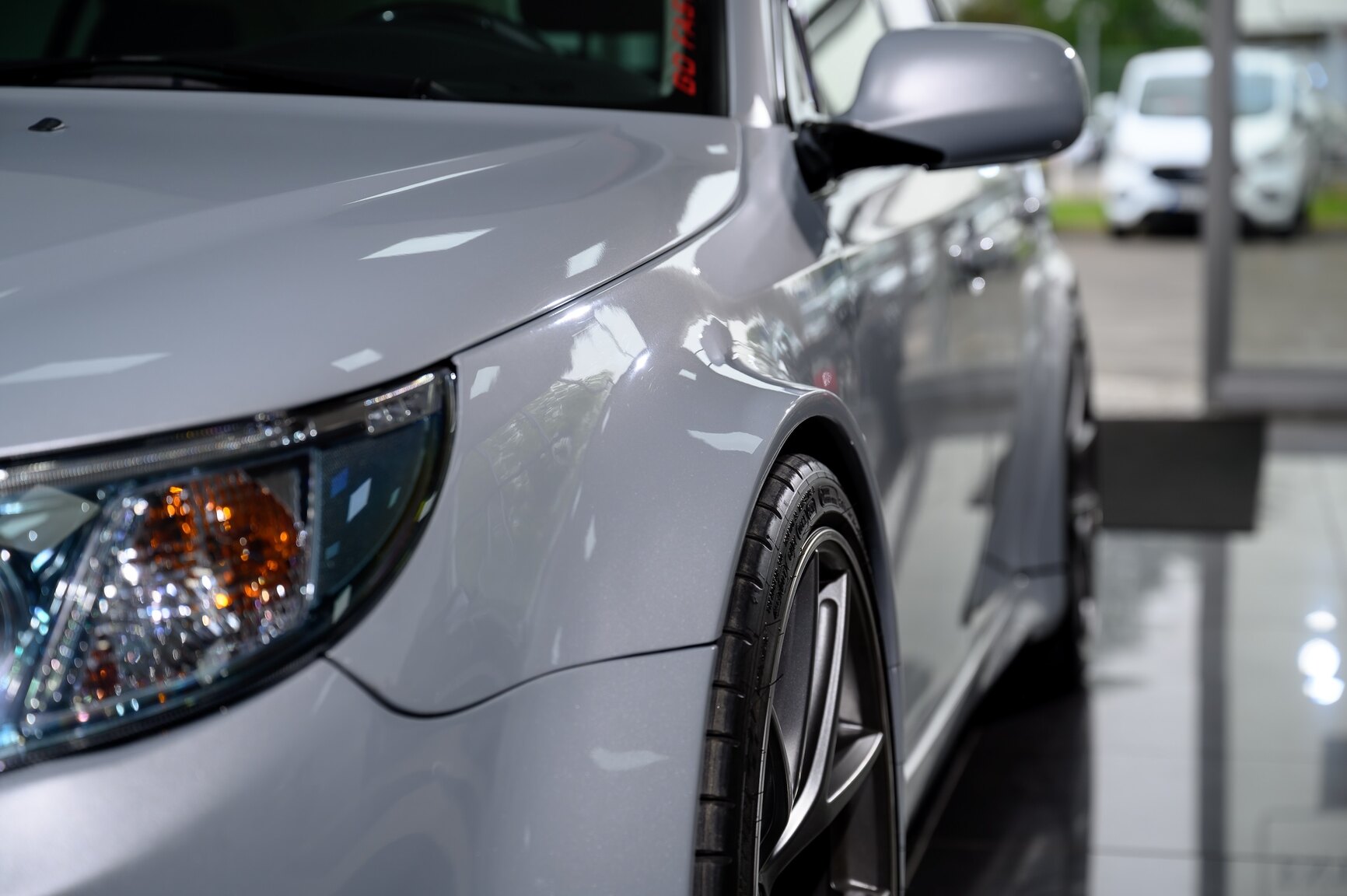 Exterior image of 2008 SAAB 9-3 Aero SportSedan Silver Beast SFRO