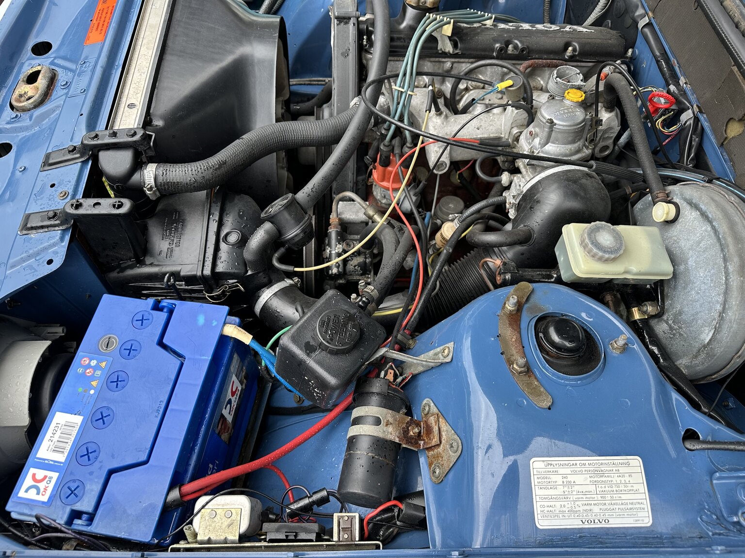 1986 Volvo 244, Mekanik