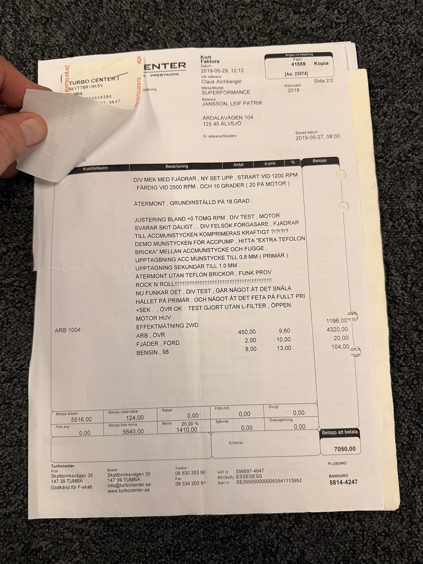 Dokumentation för 2018 Superformance Cobra (22)