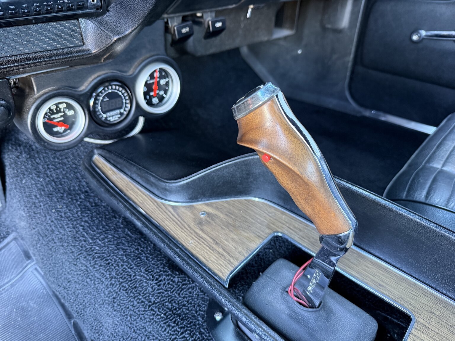 Interiörbild 1970 Dodge Challenger T/A 440 cui