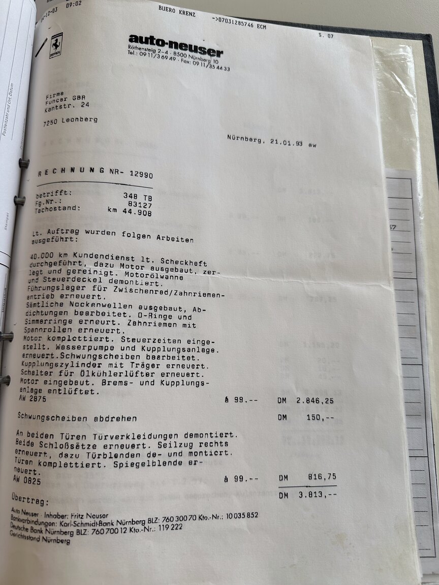 Documentation for 1990 Ferrari 348 (24)