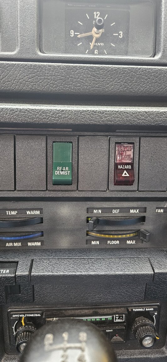 Interiörbild 1977 Volvo 242