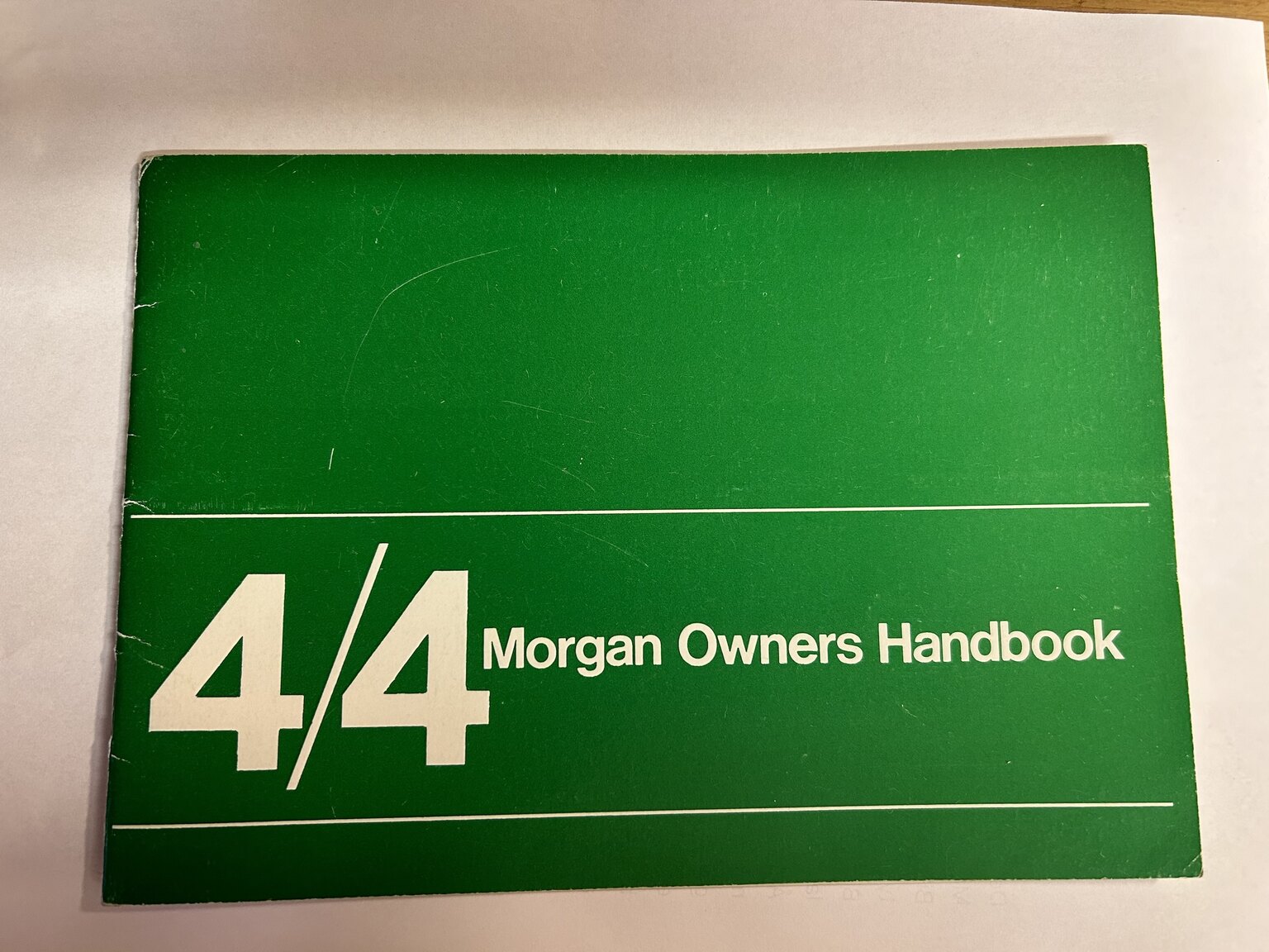 Dokumentation för 1983 Morgan 4/4