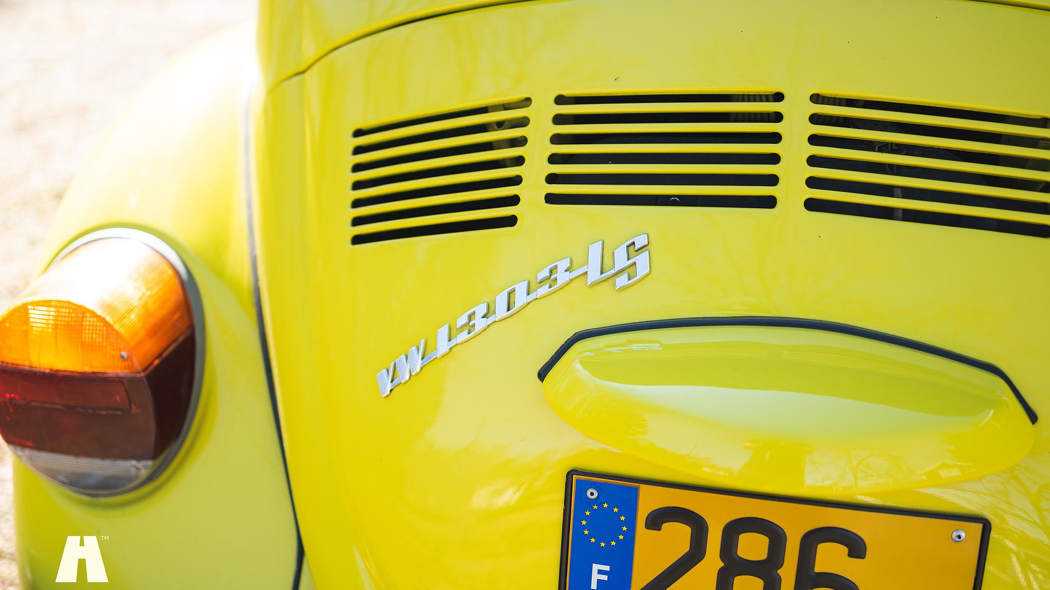 Exteriörbild på 1974 Volkswagen Bubbla 1303LS Cabriolet Svensksåld 
