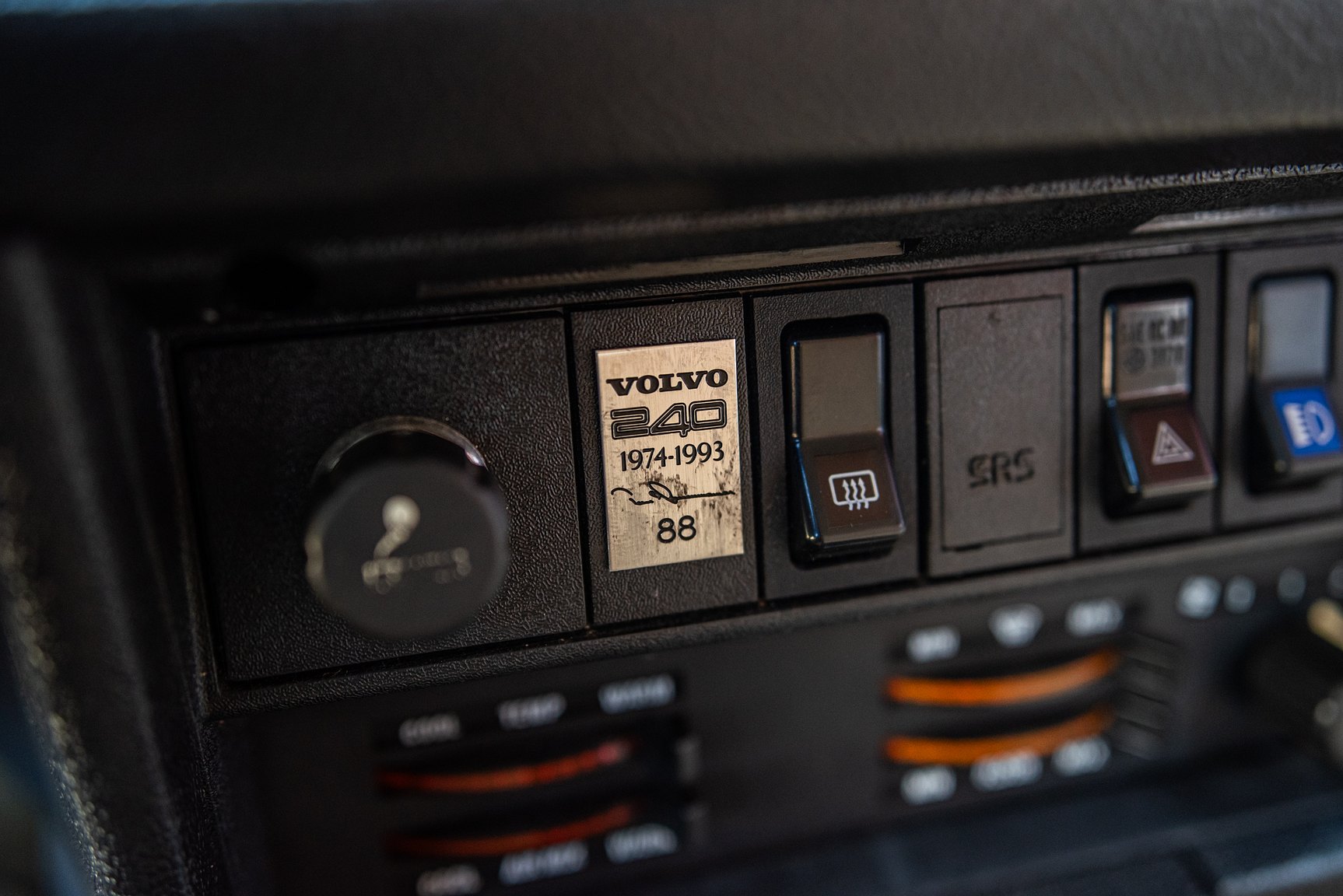 Interiörbild 1993 Volvo 245 GL Classic "No Reserve Auction"