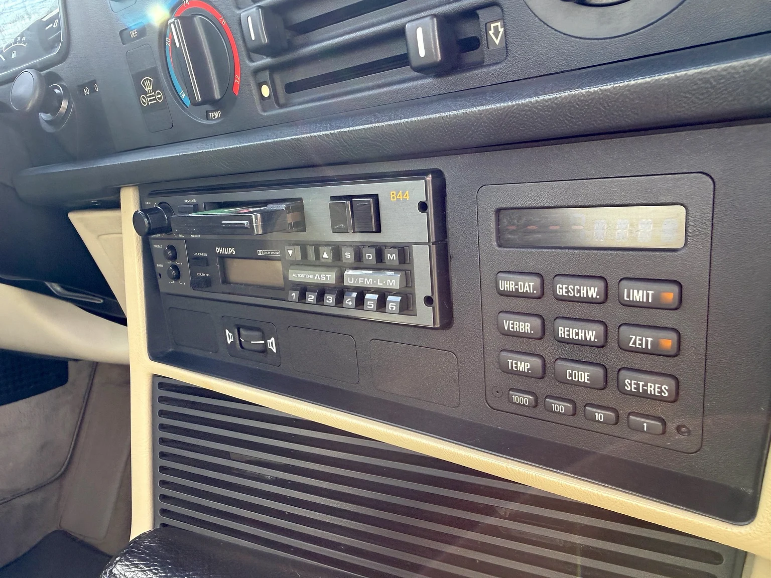 Interiörbild 1985 BMW 635 CSiA (E24) (27)