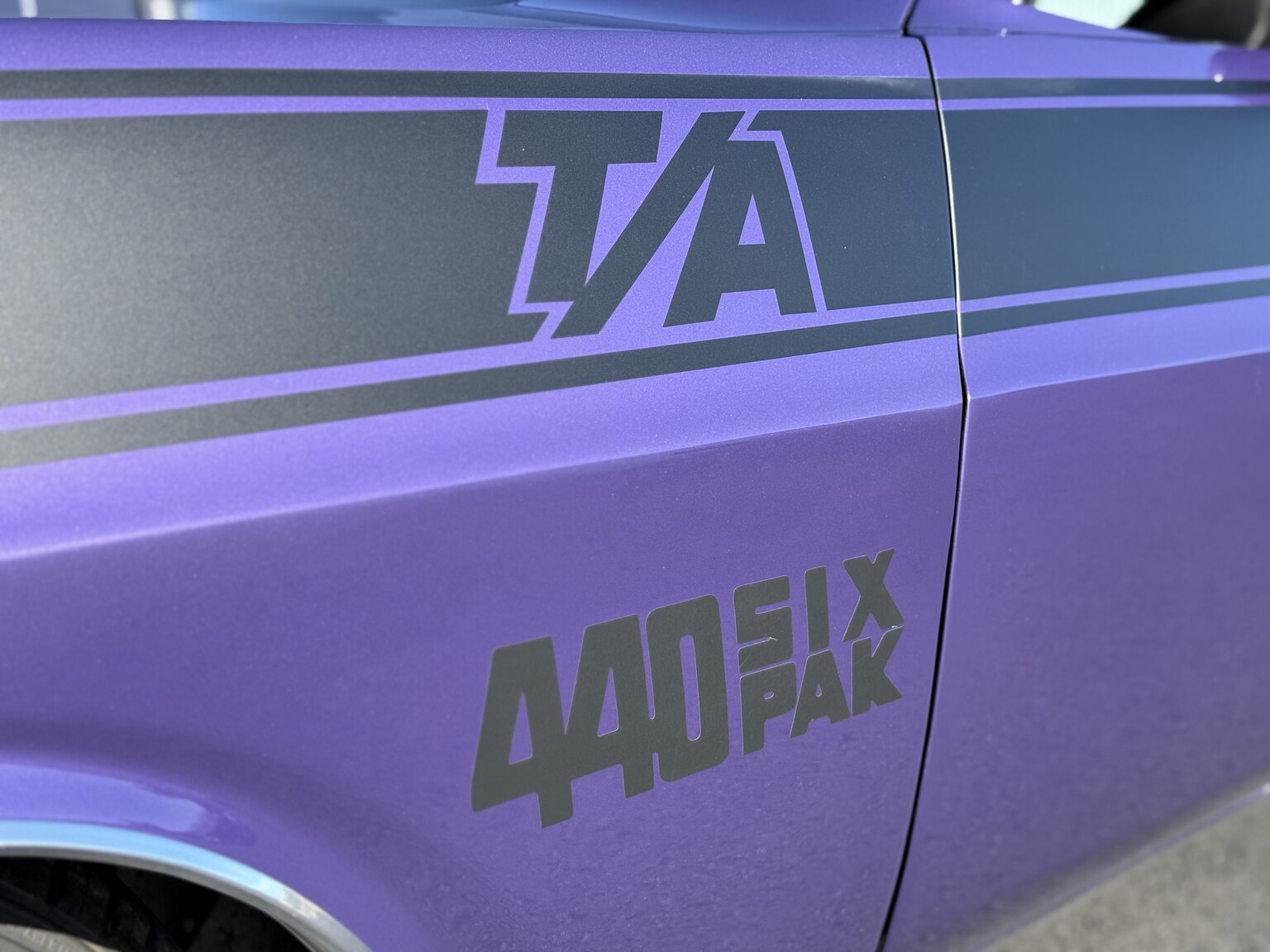 Exteriörbild på 1970 Dodge Challenger T/A 440 cui