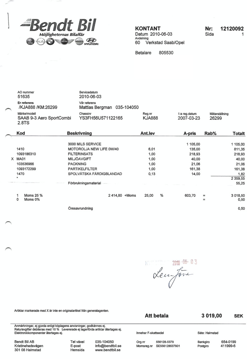 Dokumentation, 2007 SAAB 9-3 AERO SPORTCOMBI (37)
