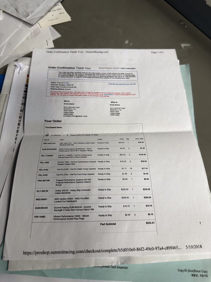 Documentation for 1968 Chevrolet Chevelle PRO Street (11)