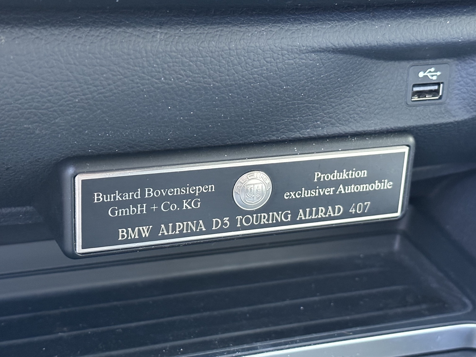 Interiörbild 2017 Alpina D3 Bi-Turbo Allrad