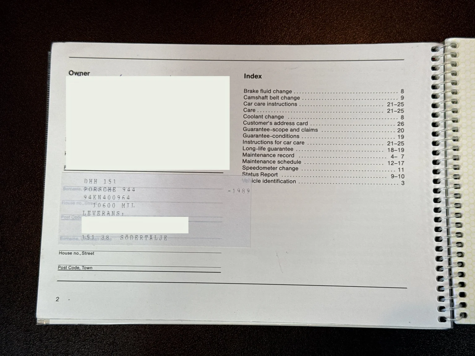 Dokumentation, 1989 Porsche 944 2.7 (24)