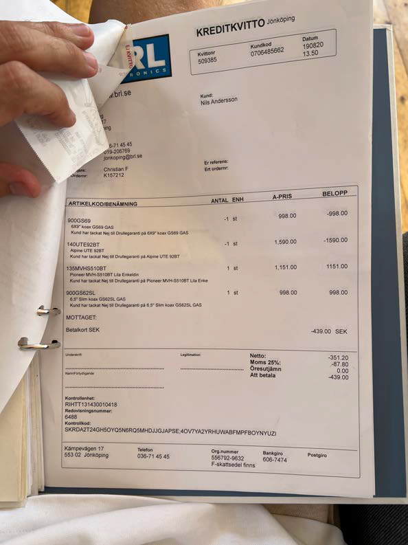 Documentation for 1986 Mercedes 280 GE (68)