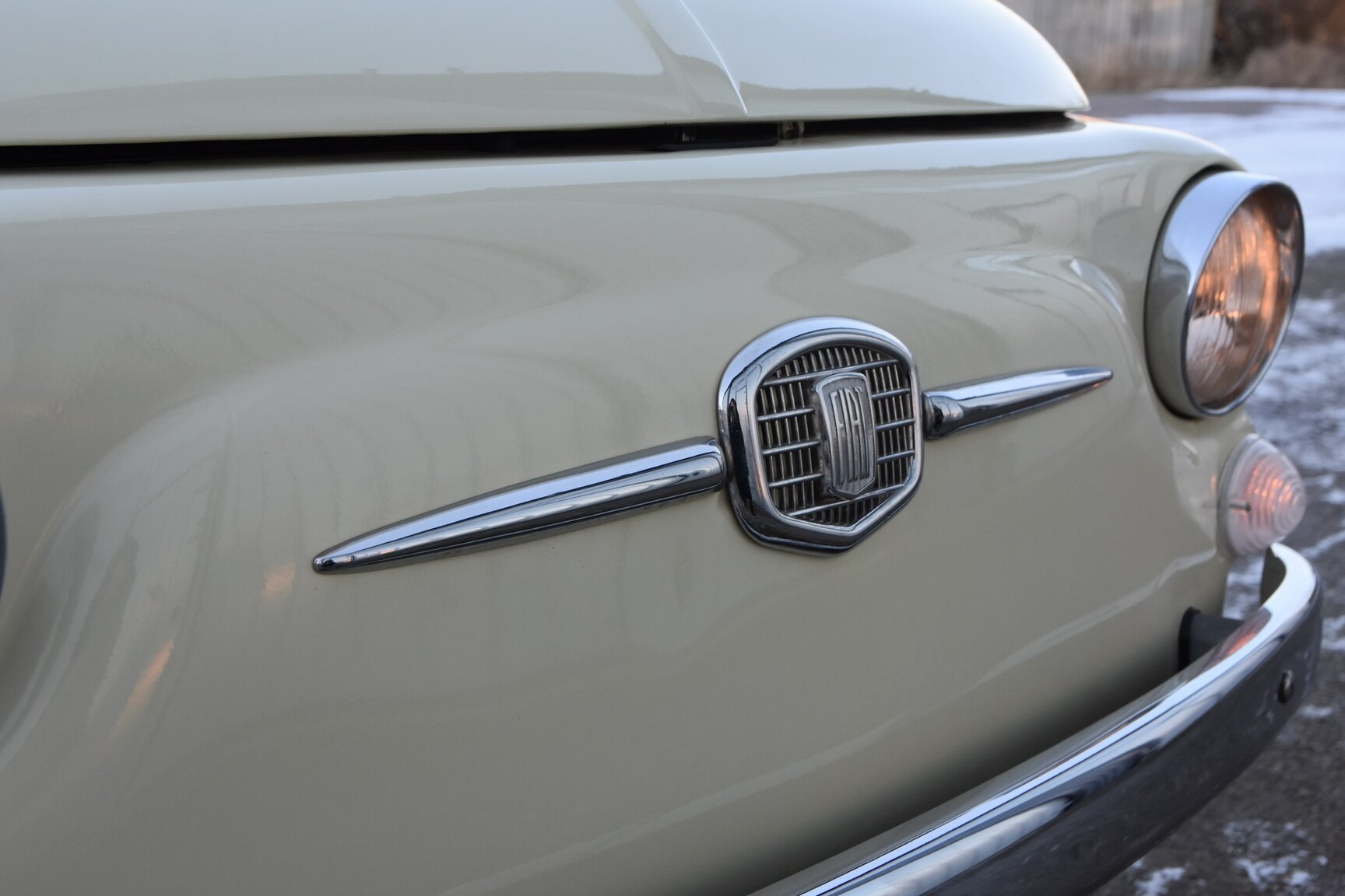 Exteriörbild på 1968 Fiat 500