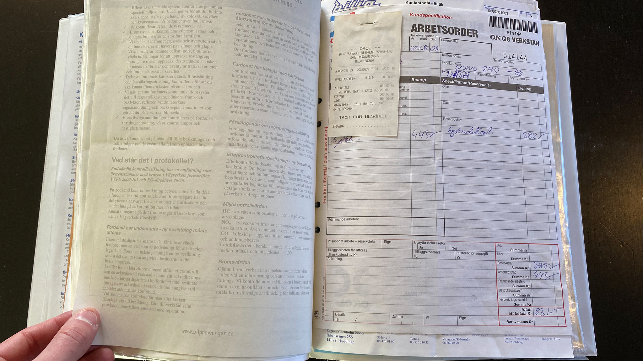 Documentation for 1988 Volvo 240 GL