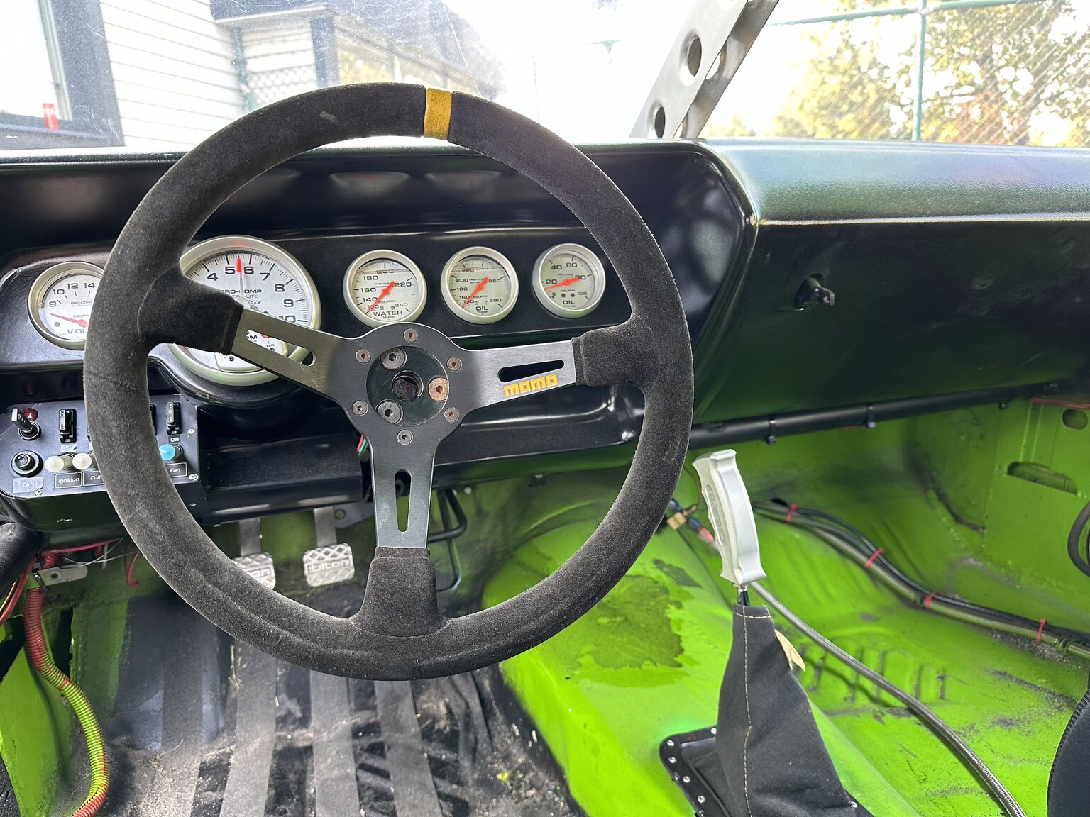 Innenraumfoto von 1970 Dodge Challenger Race Car