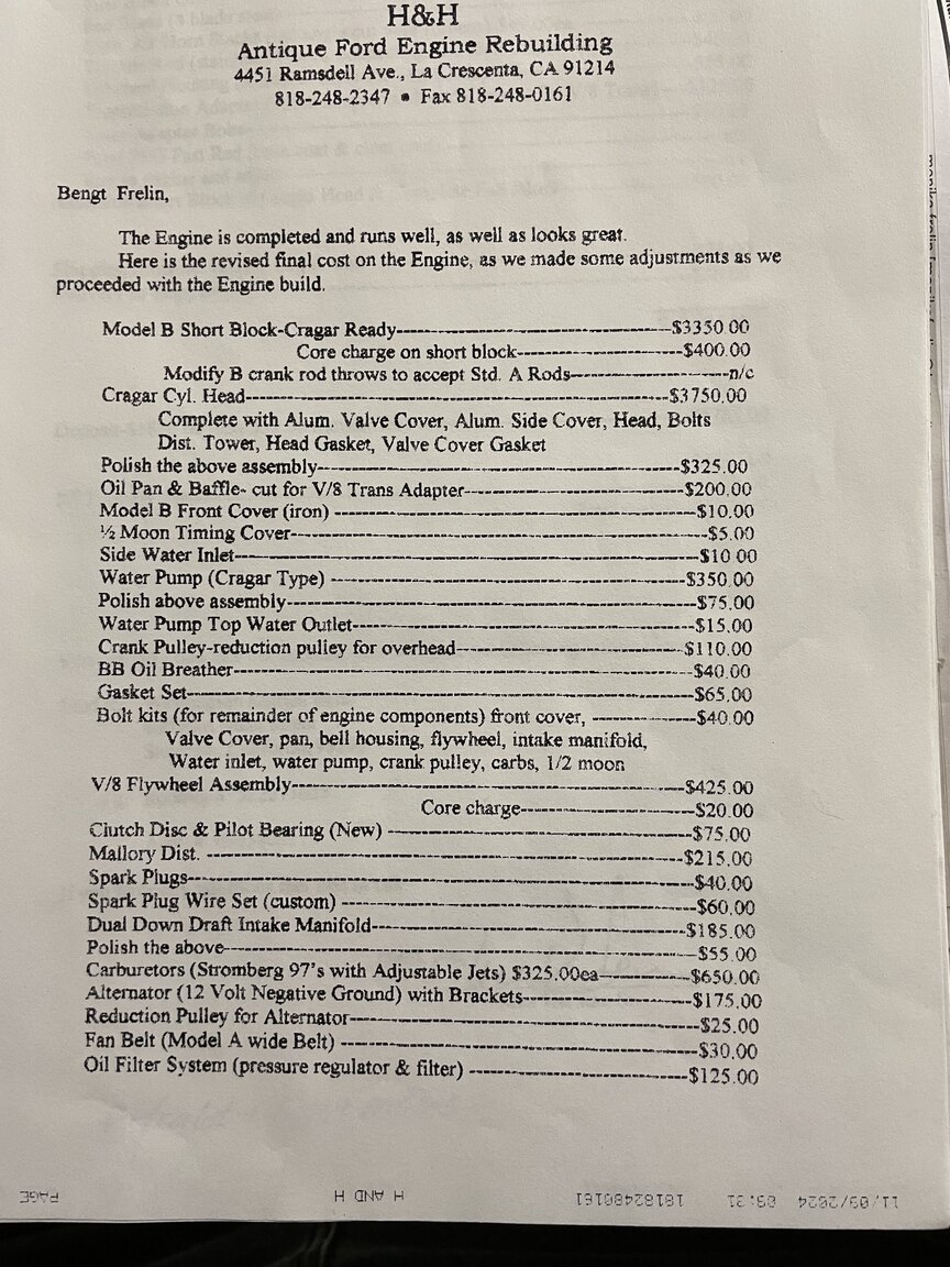 Dokumentation för 1930 Ford '30s Single Seater  (4)